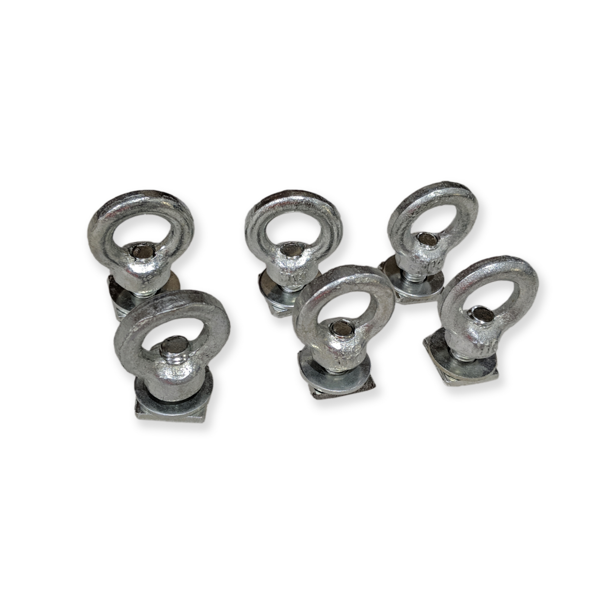Set of 6 Eye Bolts for Heavy Duty Roof Racks (Hexagon Bar)