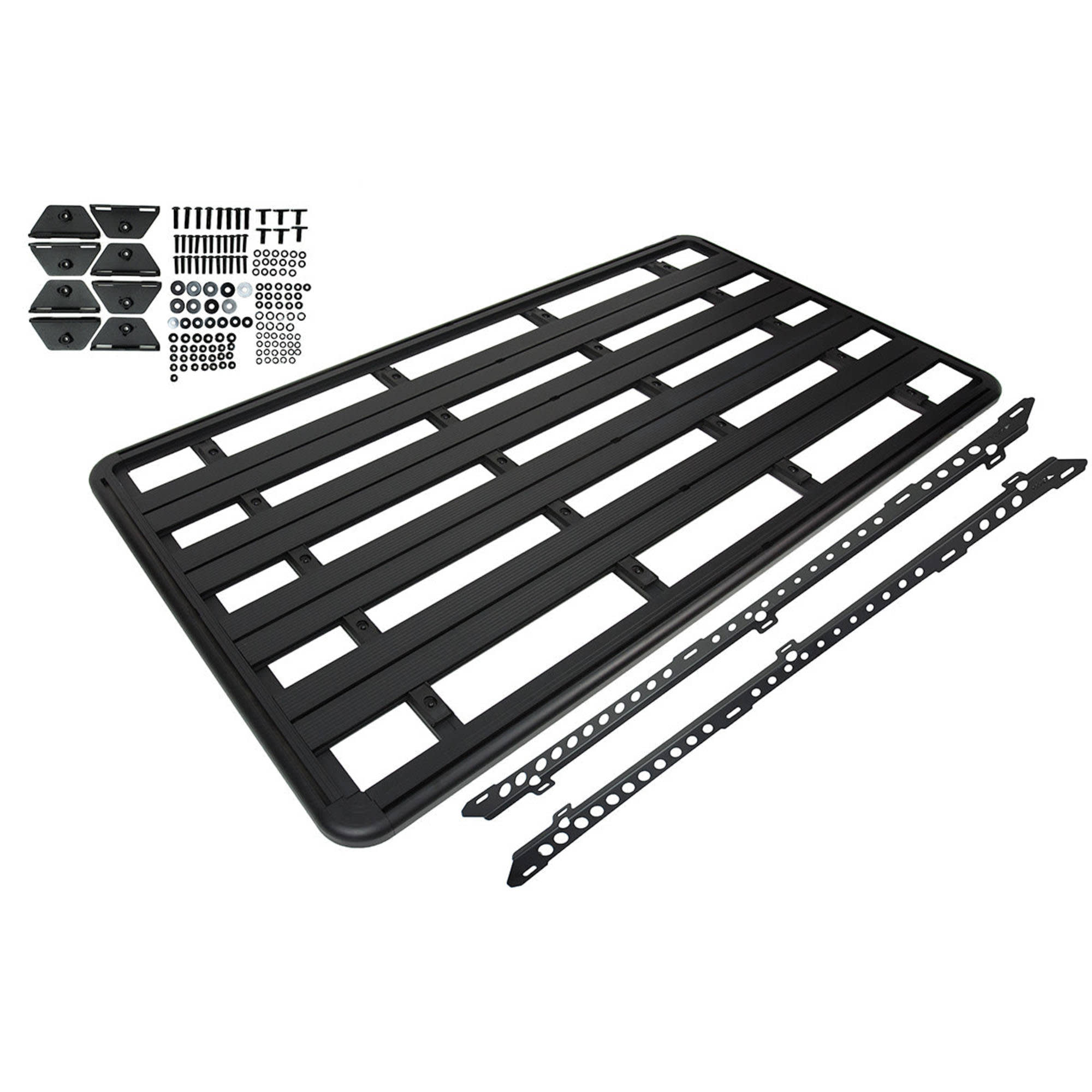1.8m Aluminium Flat Roof Platform With Backbone Brackets Suitable For Toyota Landcruiser 200s 2007-2022