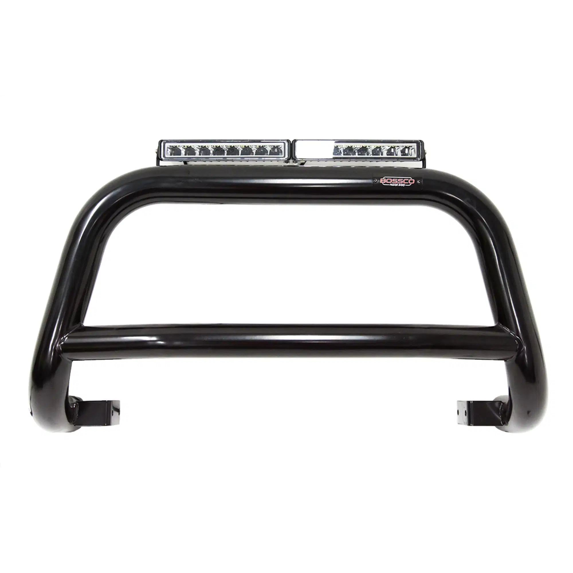 Black Nudge bar suitable for Mitsubishi Triton 2008-2015 w/ 20" Modular Single Row LED Light Bar