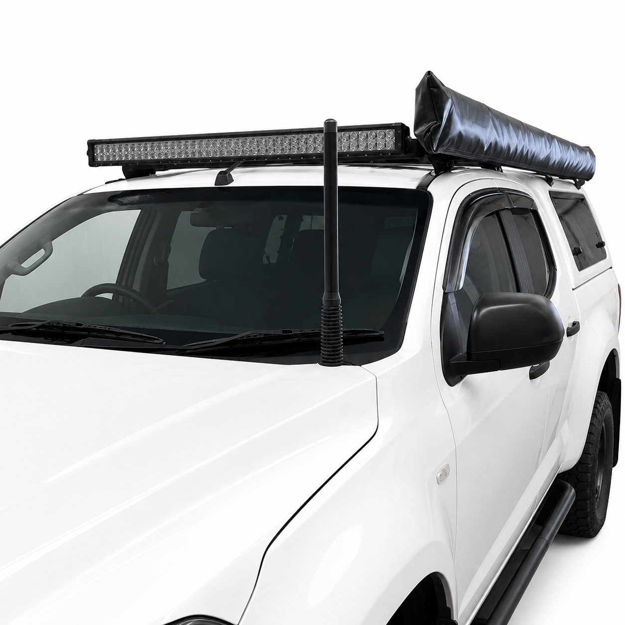 2019–2023 Mitsubishi Triton MR Bonnet Hinge UHF Antenna Bracket – Heavy Duty Mount
