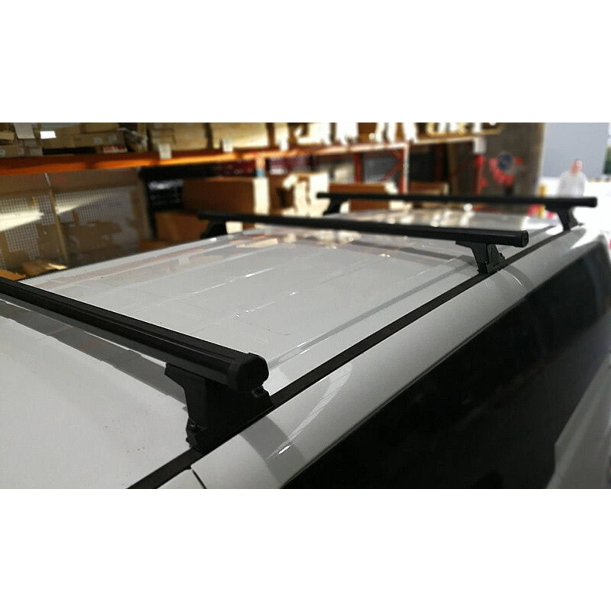 Black Heavy Duty Roof Racks suitable for Hyundai iMax 2007-2022 (3 bars)