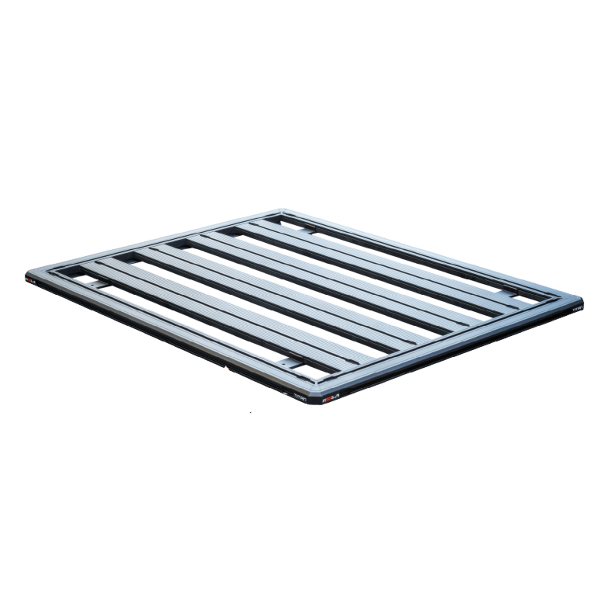 Titan MKII Aluminium Tray Black Roof Basket Tray Cargo Carrier 2000mm x 1400mm