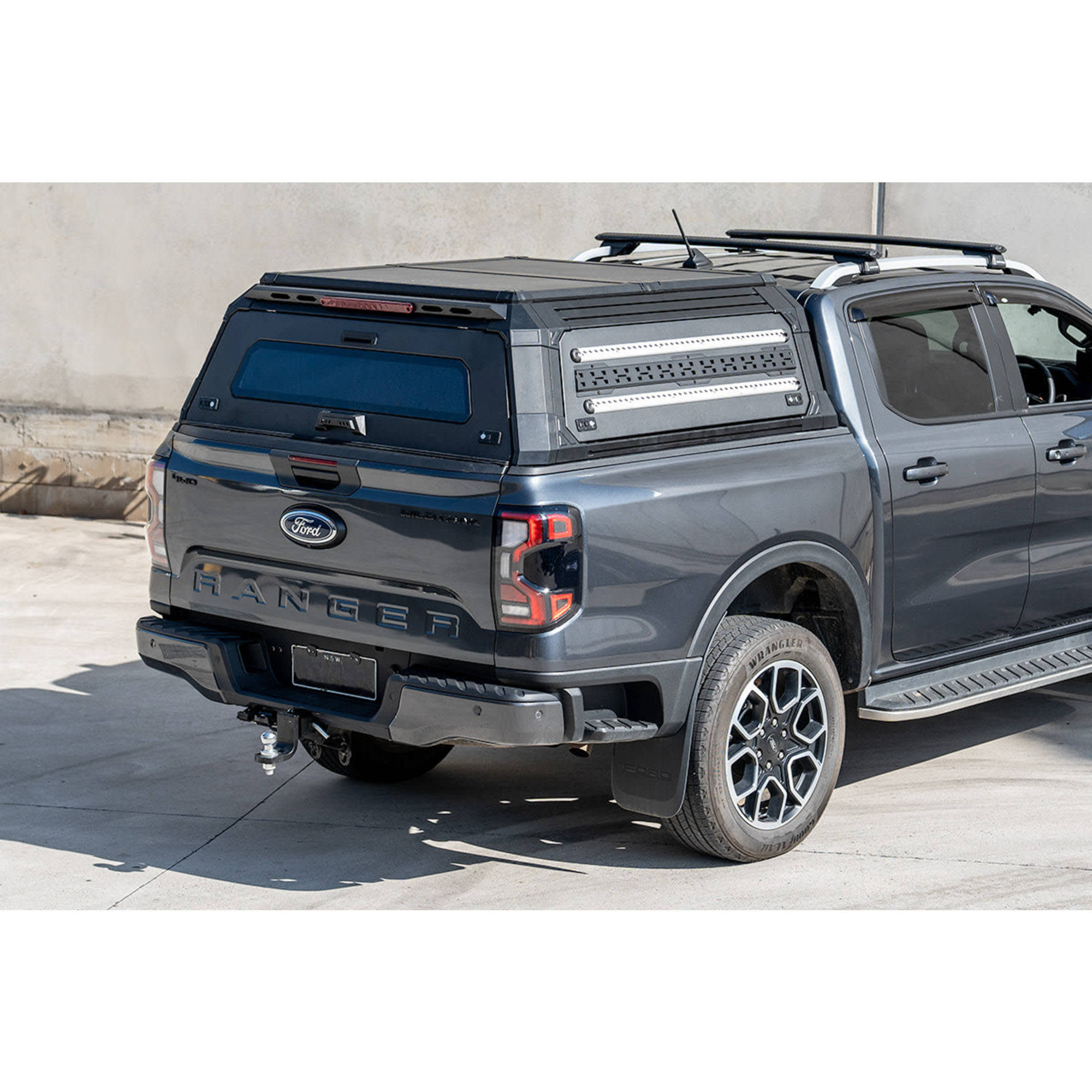 BCX-RX Sealed Black Aluminium Tub Canopy for NEXT GEN Ford Ranger 2022-2025
