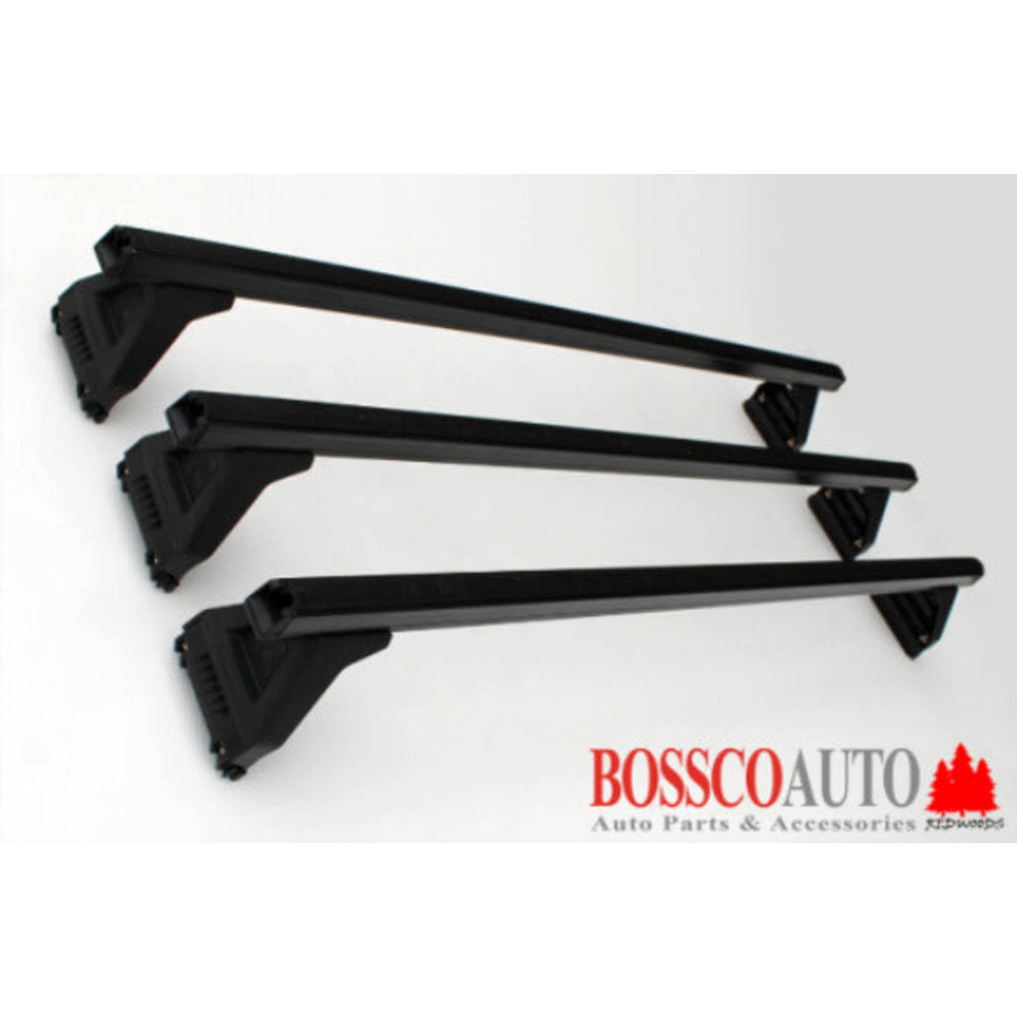Heavy Duty Black ROOF RACKS suitable for Toyota Landcruiser Workmate VDJ76R (2007-15)