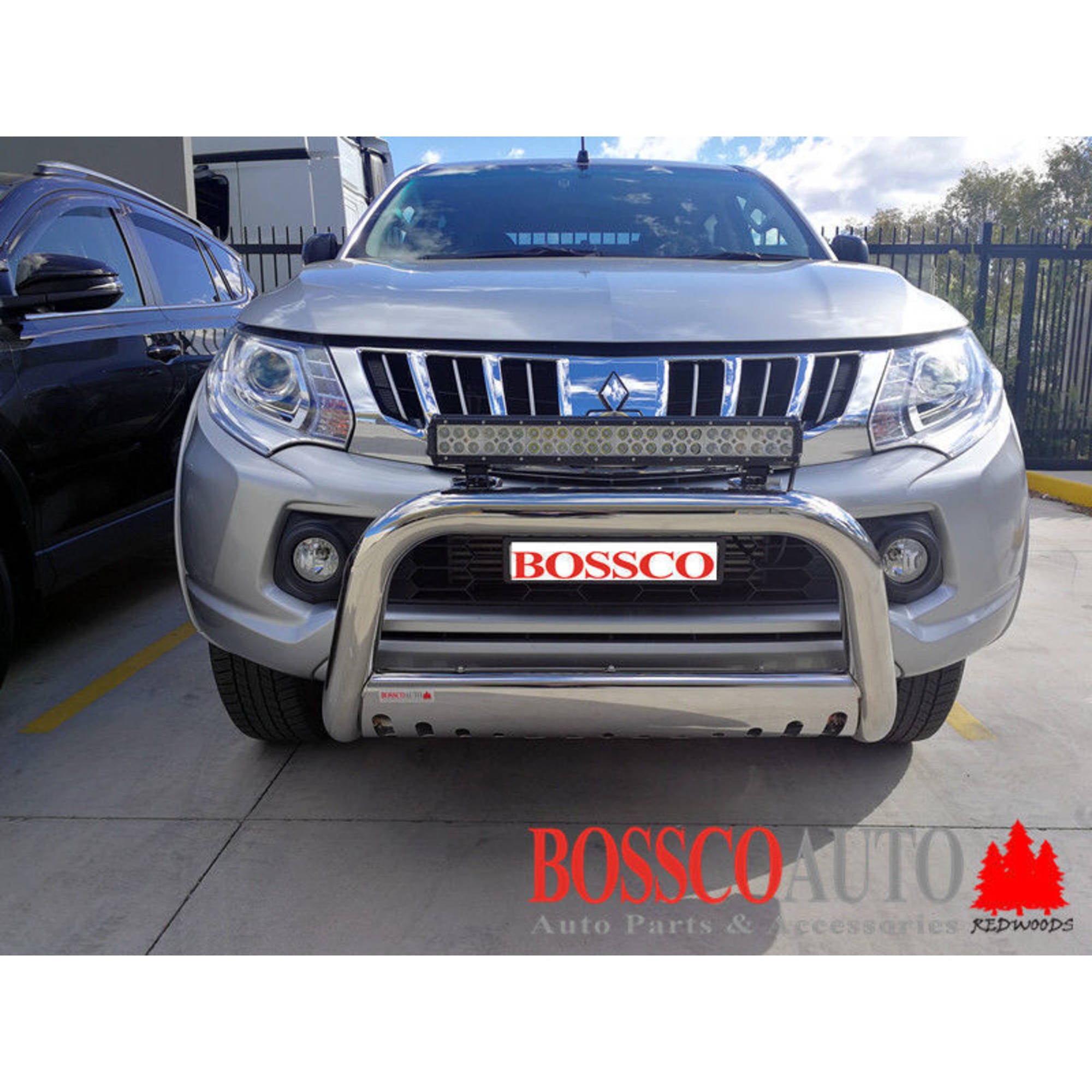 Nudge Bar With Skid Plate suitable for Mitsubishi Triton 2015-2019
