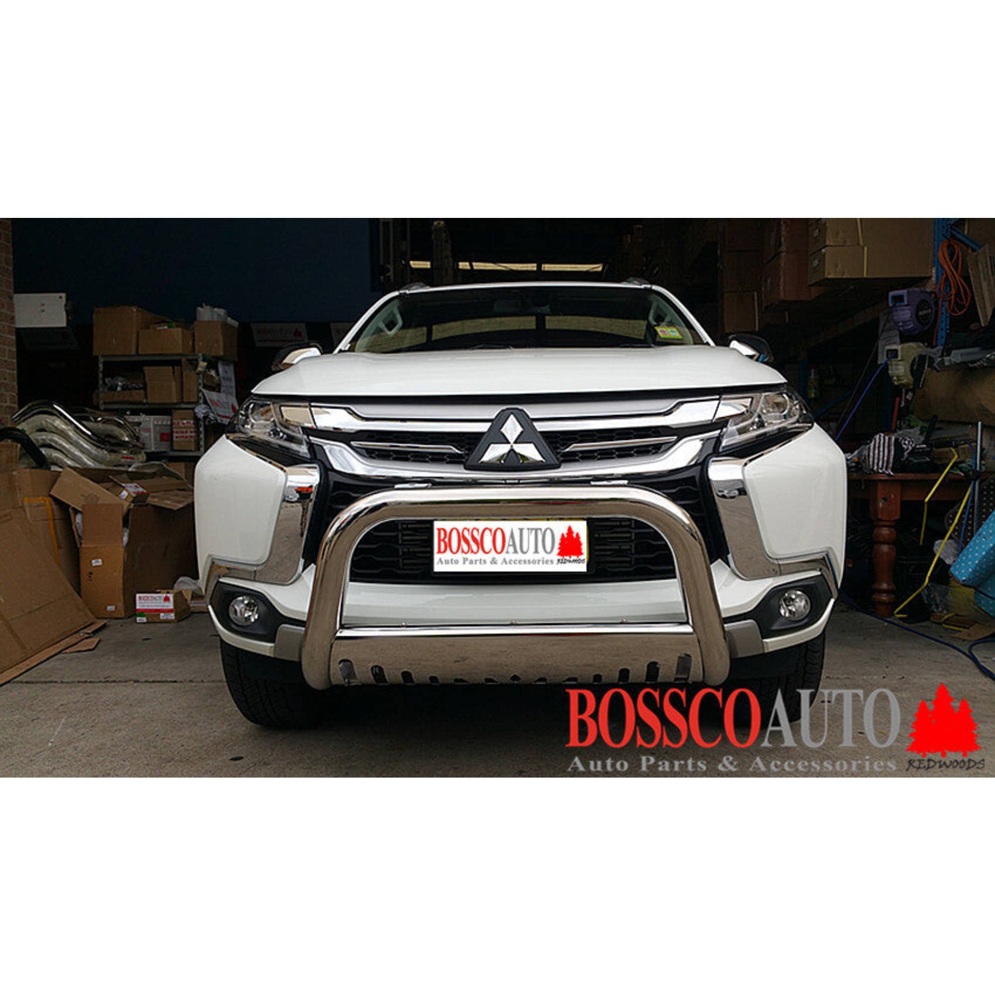 Low 3" Inch Nudge Bar suitable for Mitsubishi Pajero Sport QE Series 2016-2019
