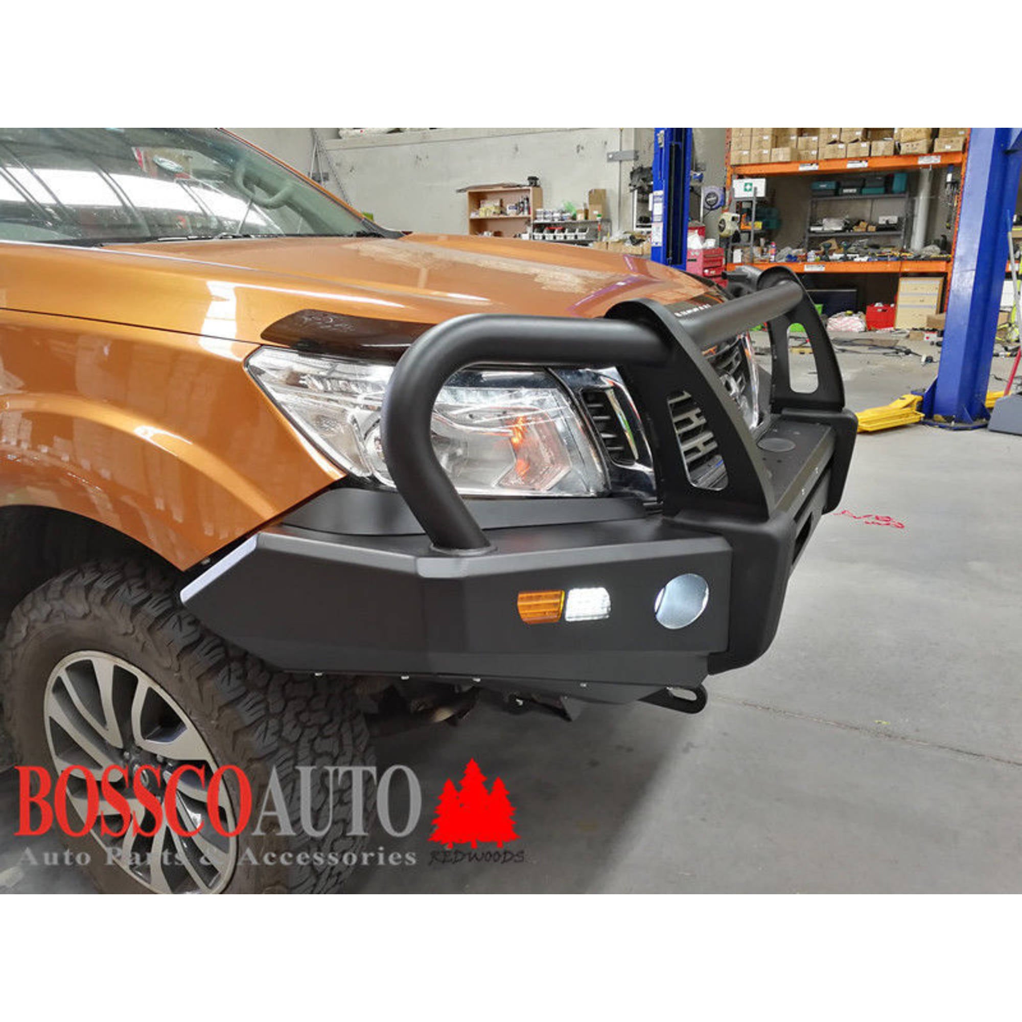 EFS Stockman Full Bumper Replacement Bar Bullbar suitable for Nissan Navara NP300/D23 2015-2020