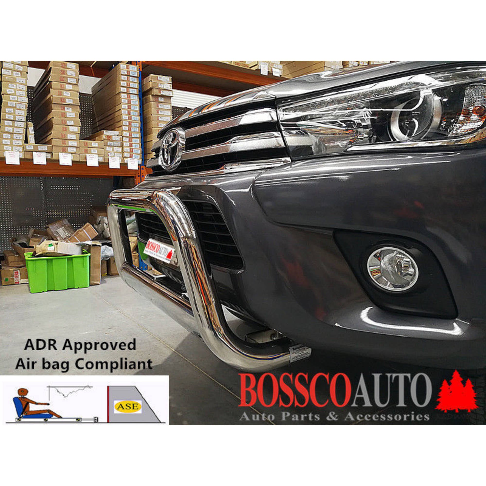 Low Nudge Bar suitable for Toyota Hilux 2015-2020