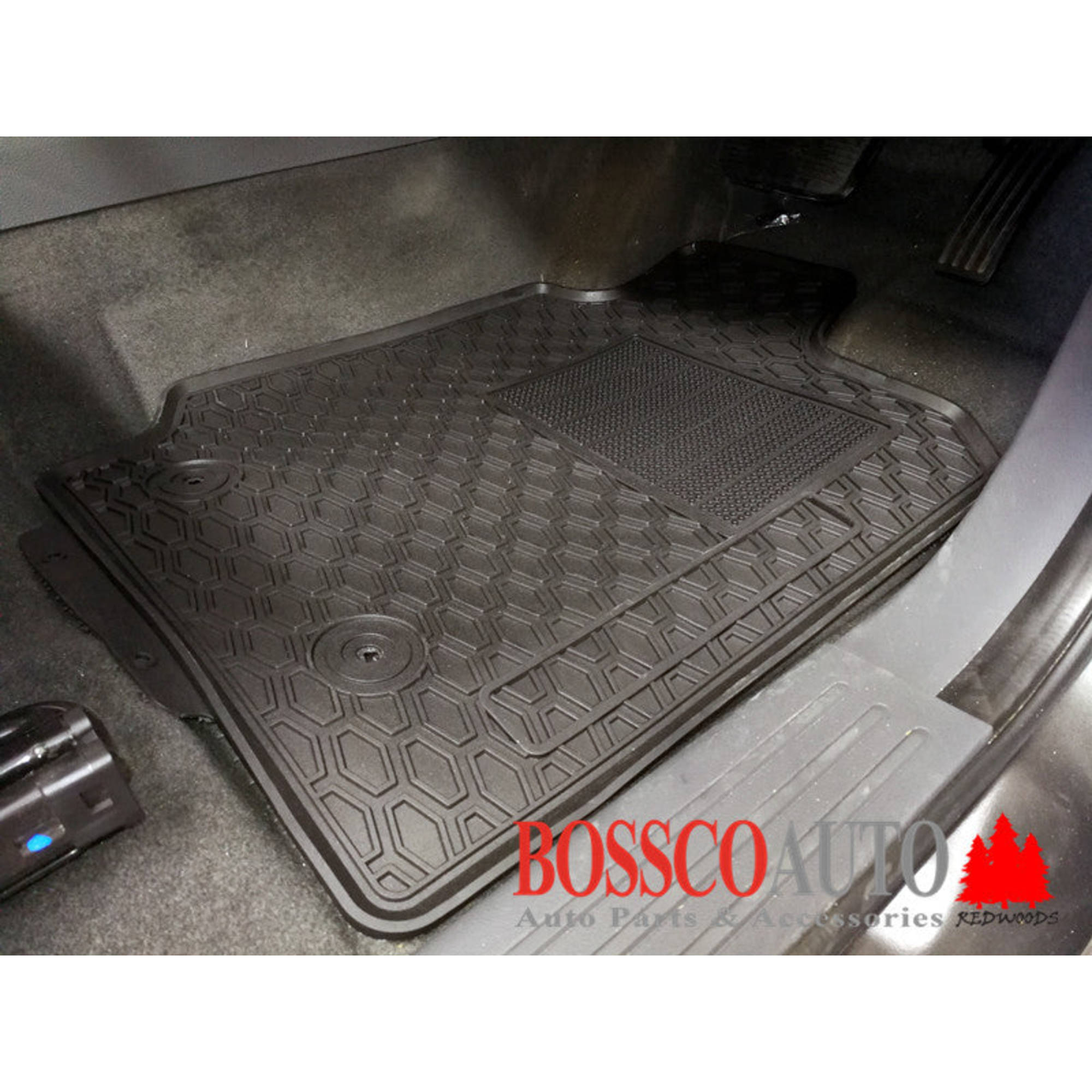 All Weather Rubber Floor Mats suitable for Ford Ranger Double Cab 2012-2020 - RUNOUT