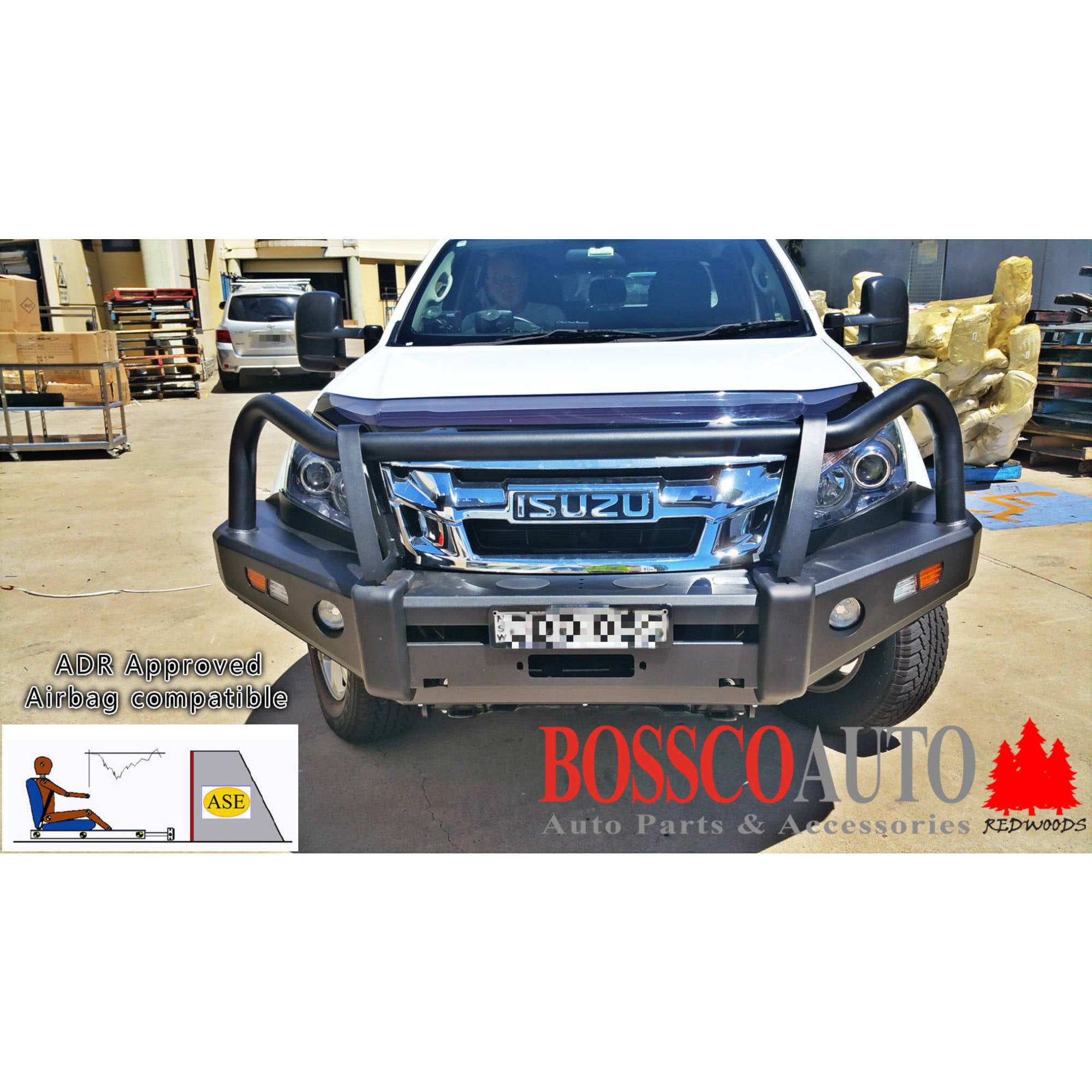 Front Bumper Bar Bullbar suitable for Isuzu D-max 2012-2016