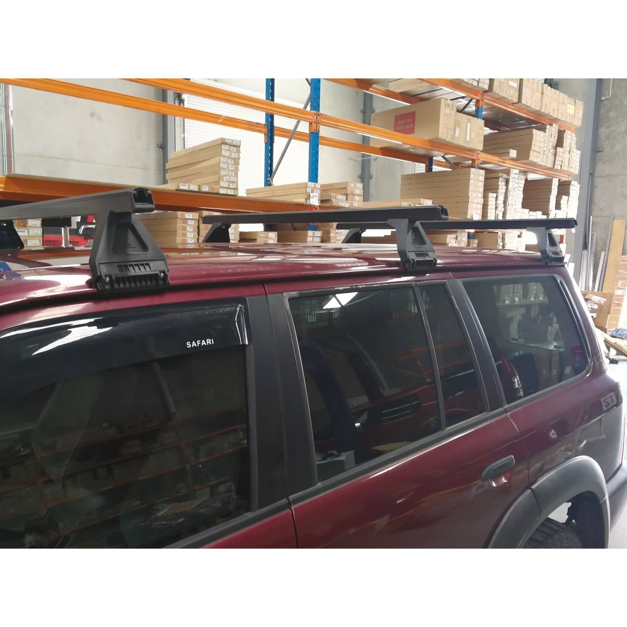 Black ROOF RACKS Suitable for NISSAN PATROL GQ / GU / Y61 1987-2016