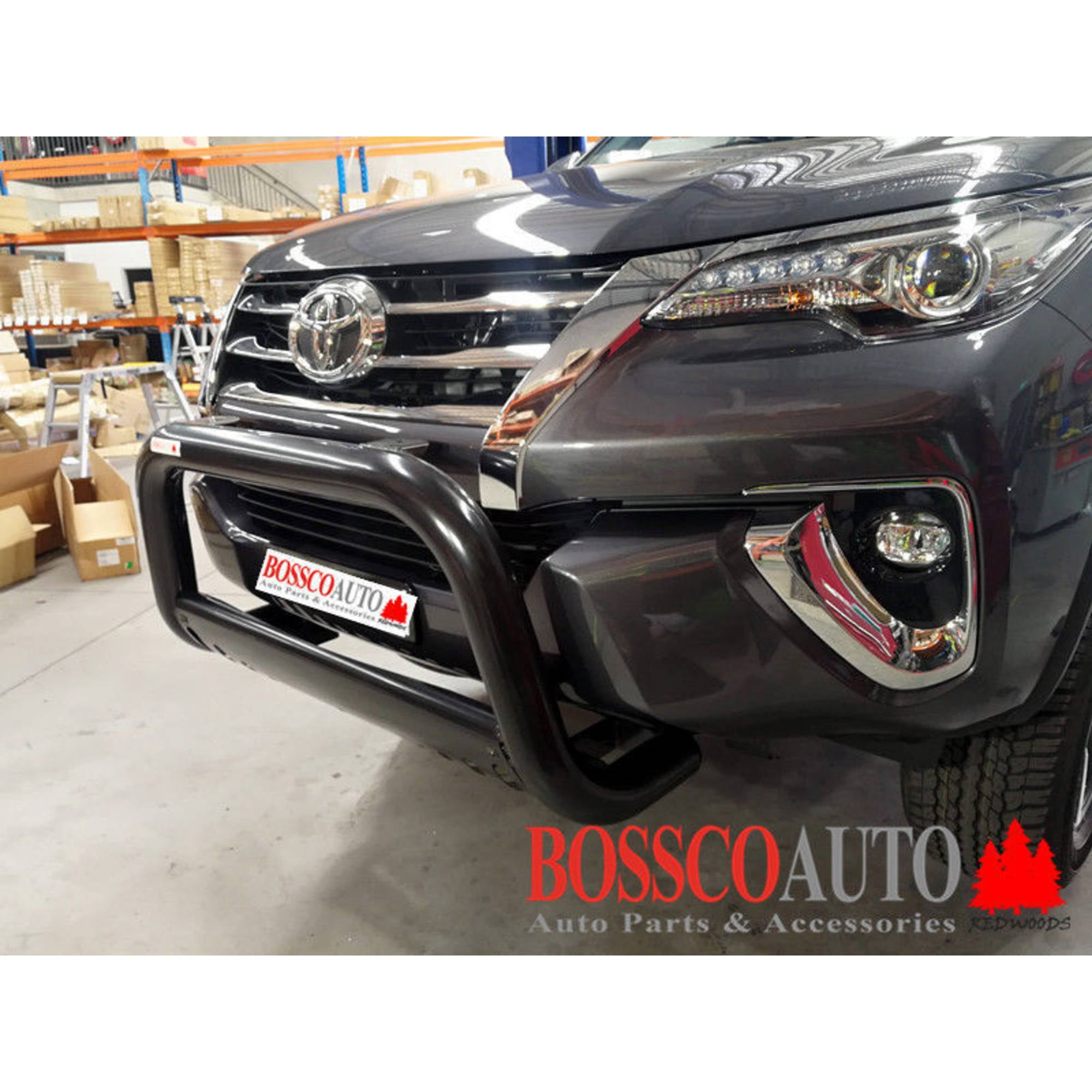 Nudge Bar with Skid Plate Suitable for Toyota Fortuner 2015-2024