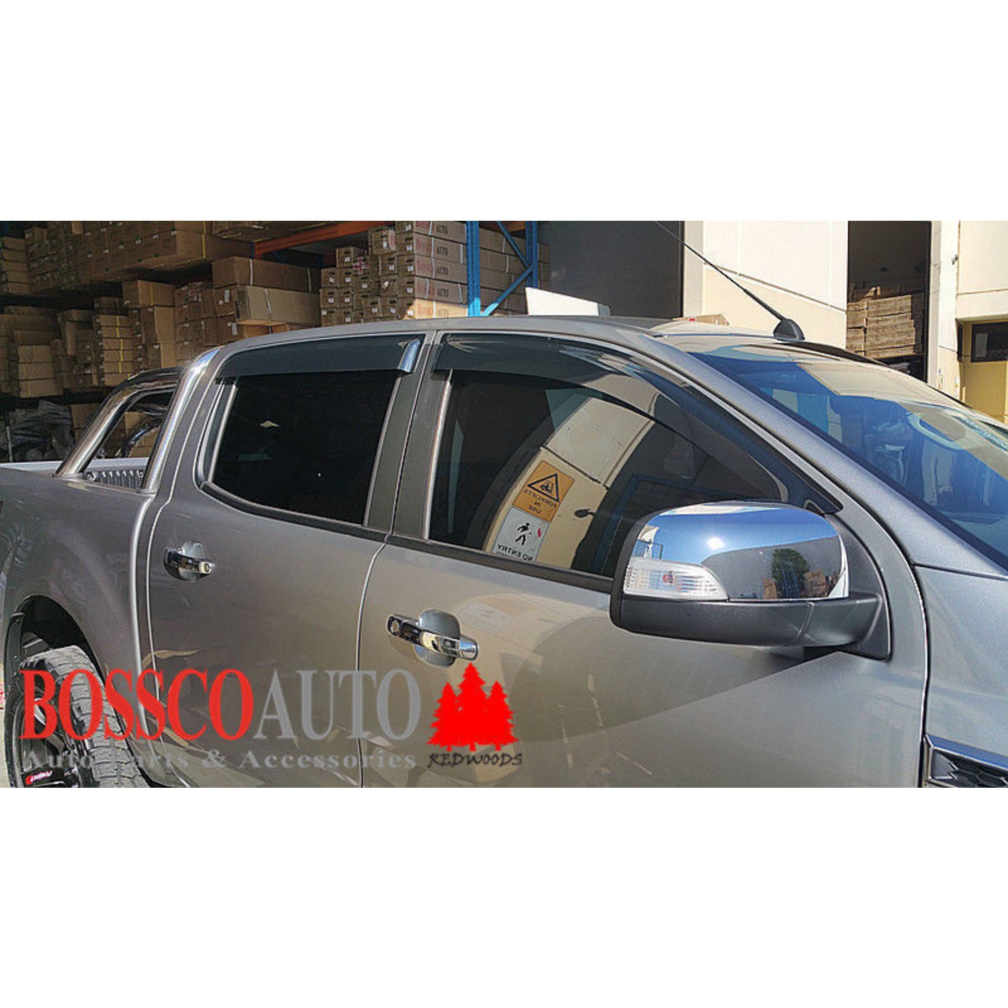 Tinted Weather shield Window Visors suitable for Ford Ranger PX MKII/MKIII 2015-2018