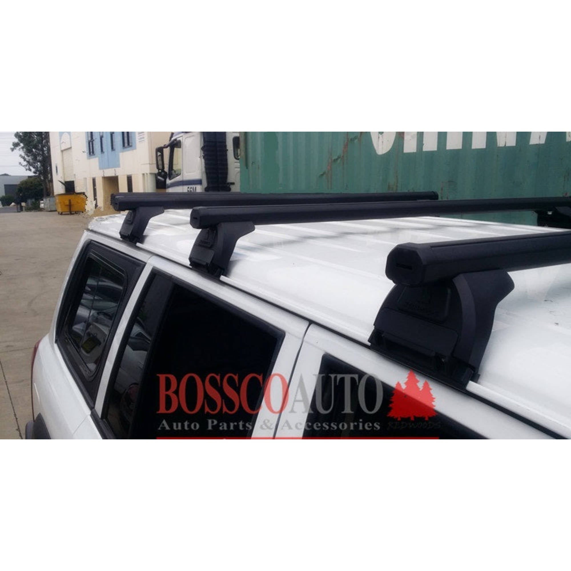 Black ROOF RACKS suitable for NISSAN PATROL GU/Y61 1998-2016
