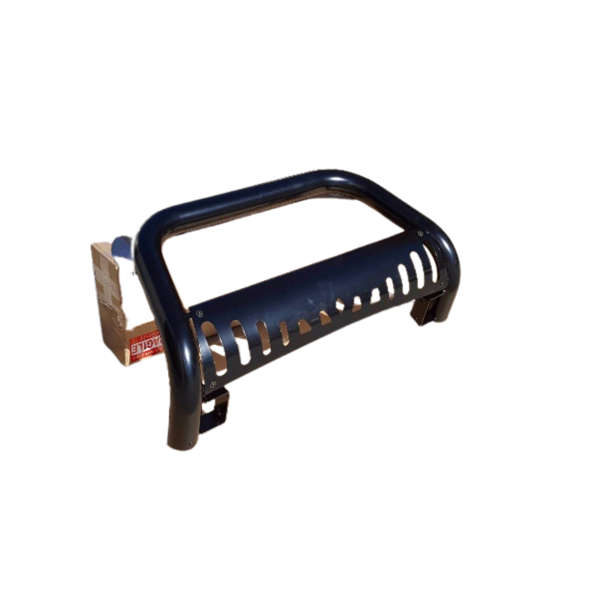 Black Nudge Bar with Skid Plate suitable for Isuzu MU-X 2012-2020