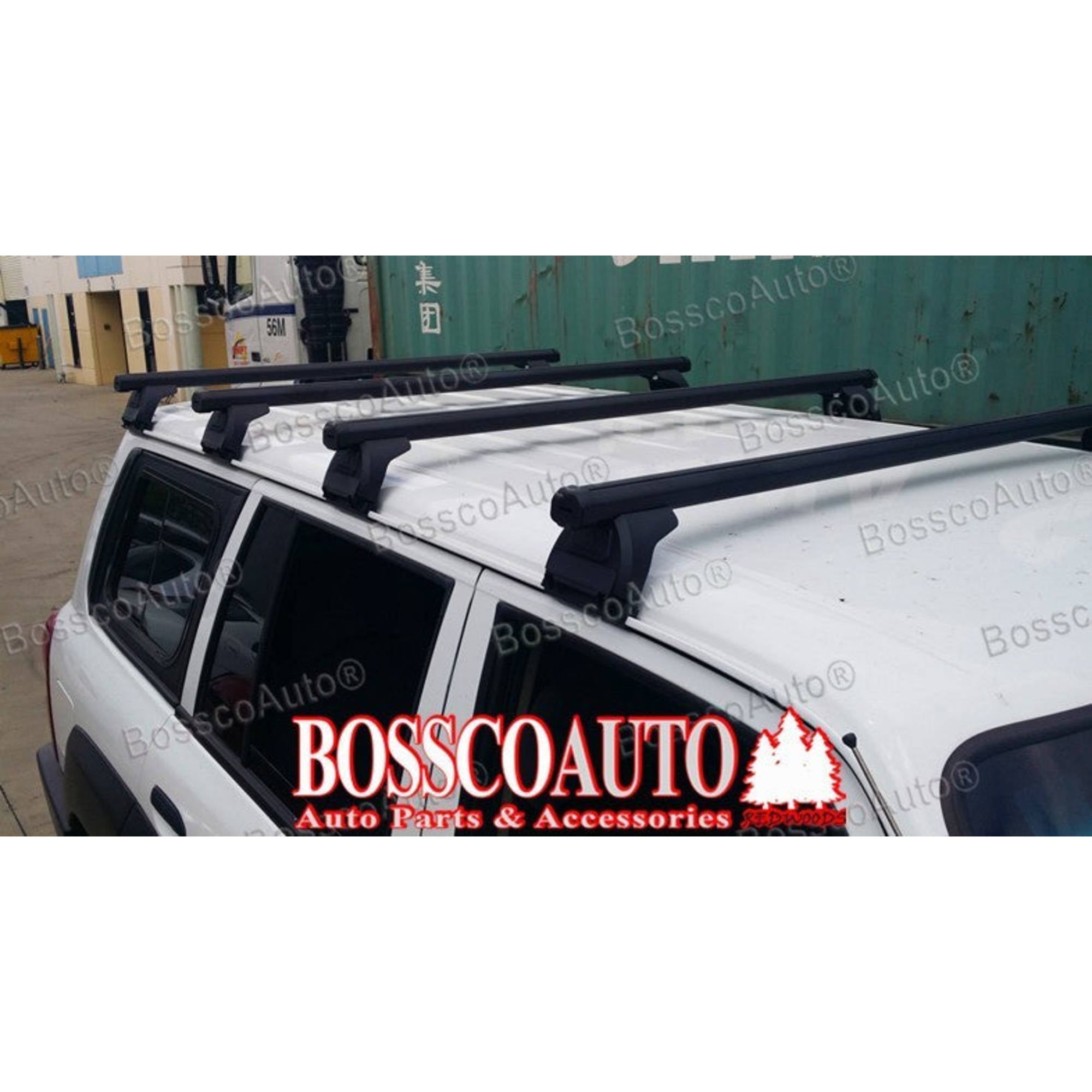 Black ROOF RACKS suitable for TOYOTA PRADO FJ90 1996-2002