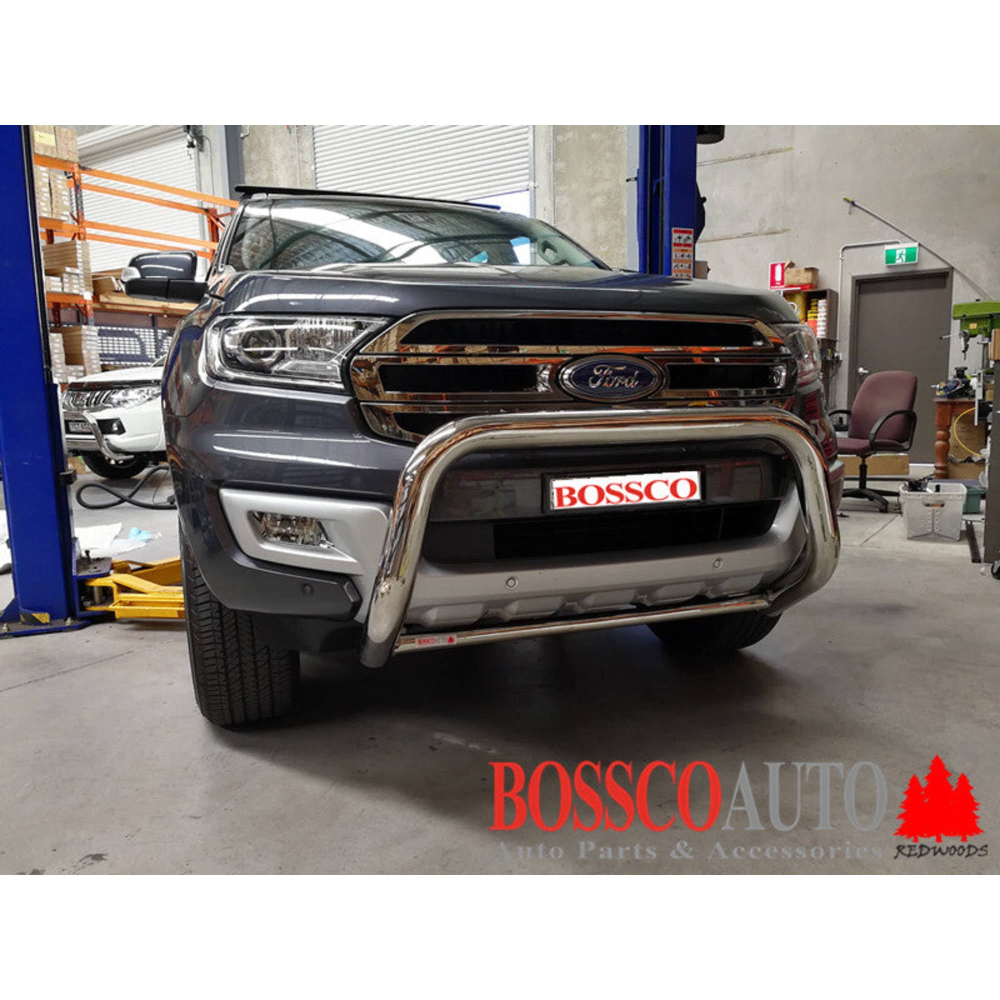 NUDGE BAR suitable for Ford Ranger PX MKII 2012-2018 with Tech Pack