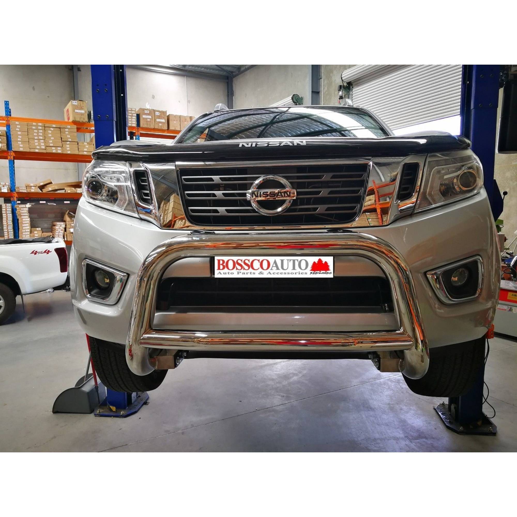 Stainless Steel Low Nudge Bar suitable for Nissan Navara NP300/D23 2015-2020