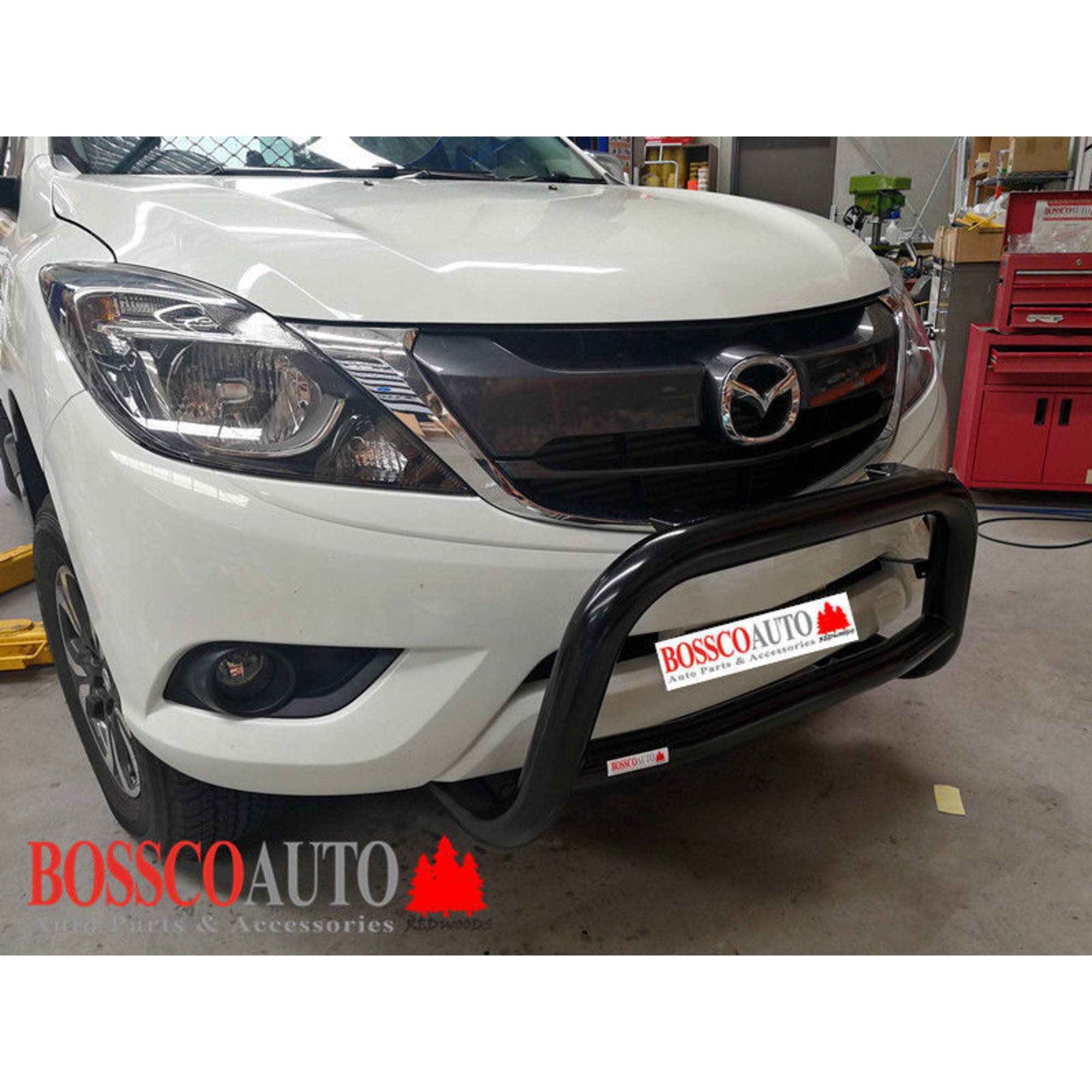 BLACK LOW Nudge Bar suitable for Mazda BT-50 2012-2020