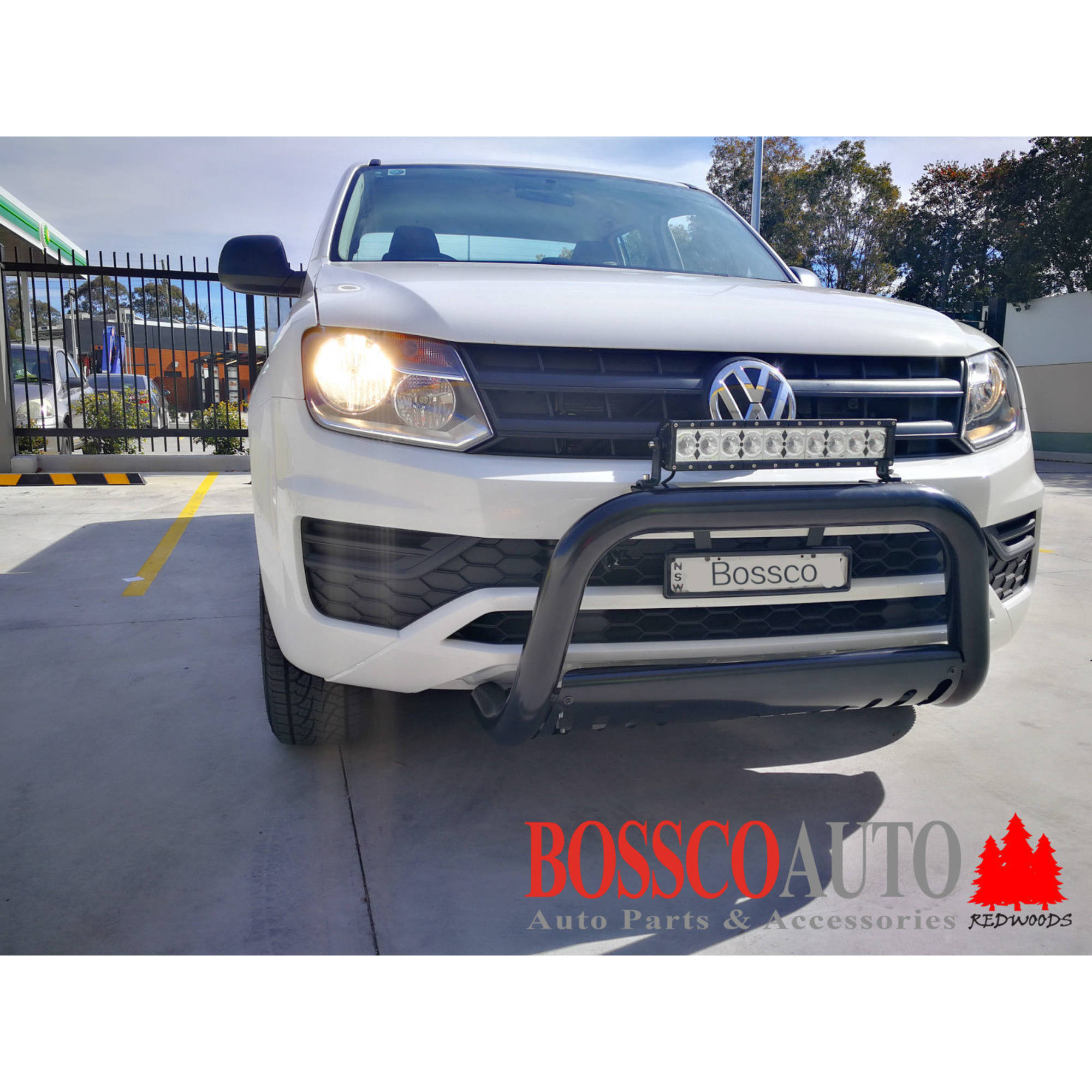 Nudge Bar with Skid Plate Suitable for Volkswagen Amarok 2010-2022