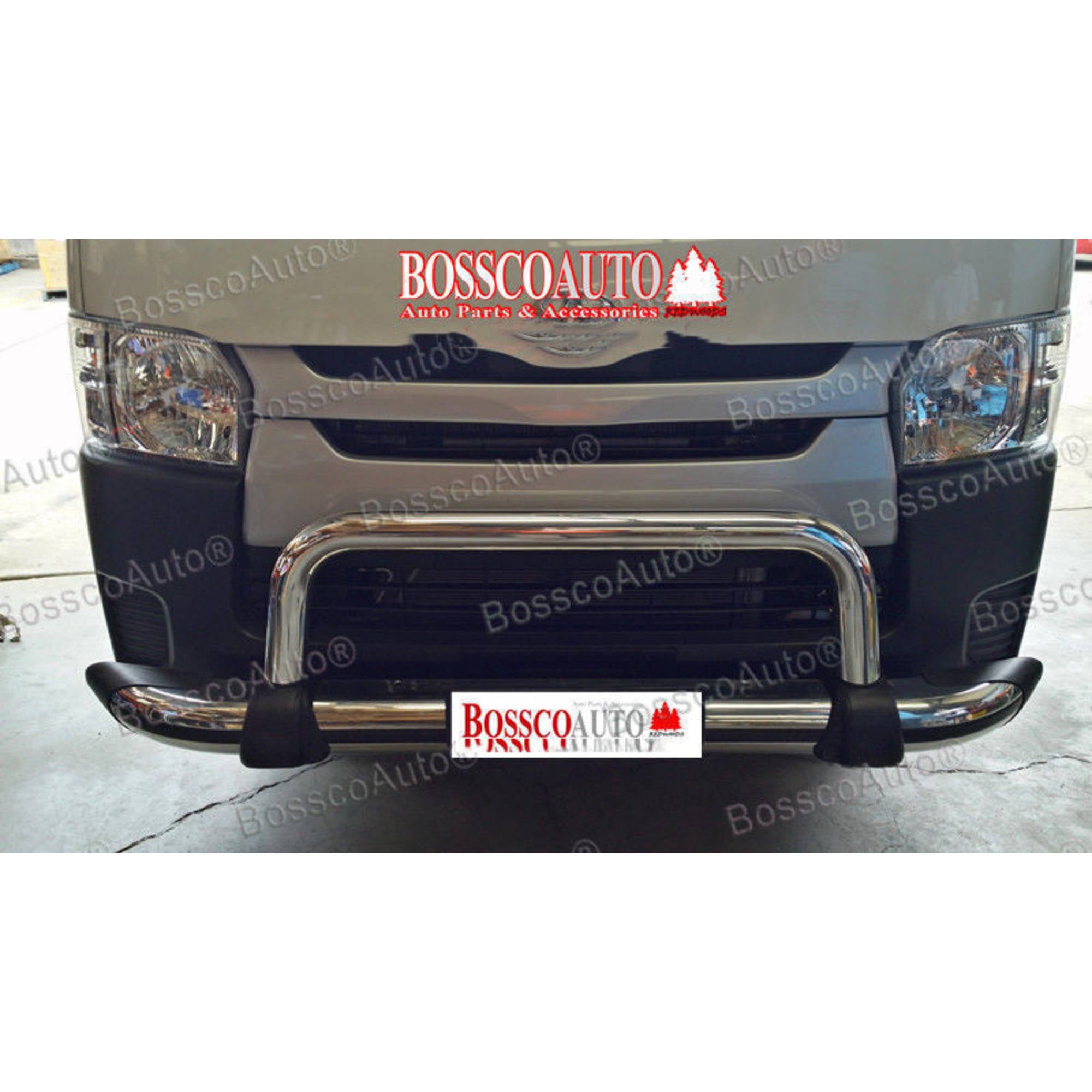 Nudge Bar and Rear Step Towbar Suitable for TOYOTA Hiace Commuter SLWB 2005-2019