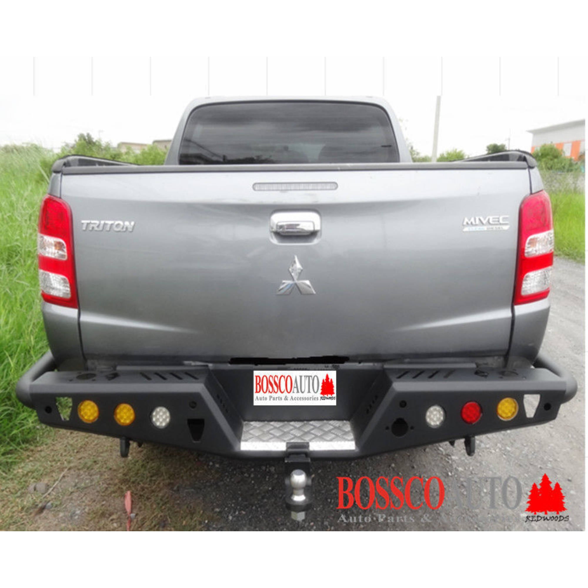 Rear Bar / Tow Bar suitable for Mitsubishi Triton MQ Model (2015-2019) - RUNOUT STOCK