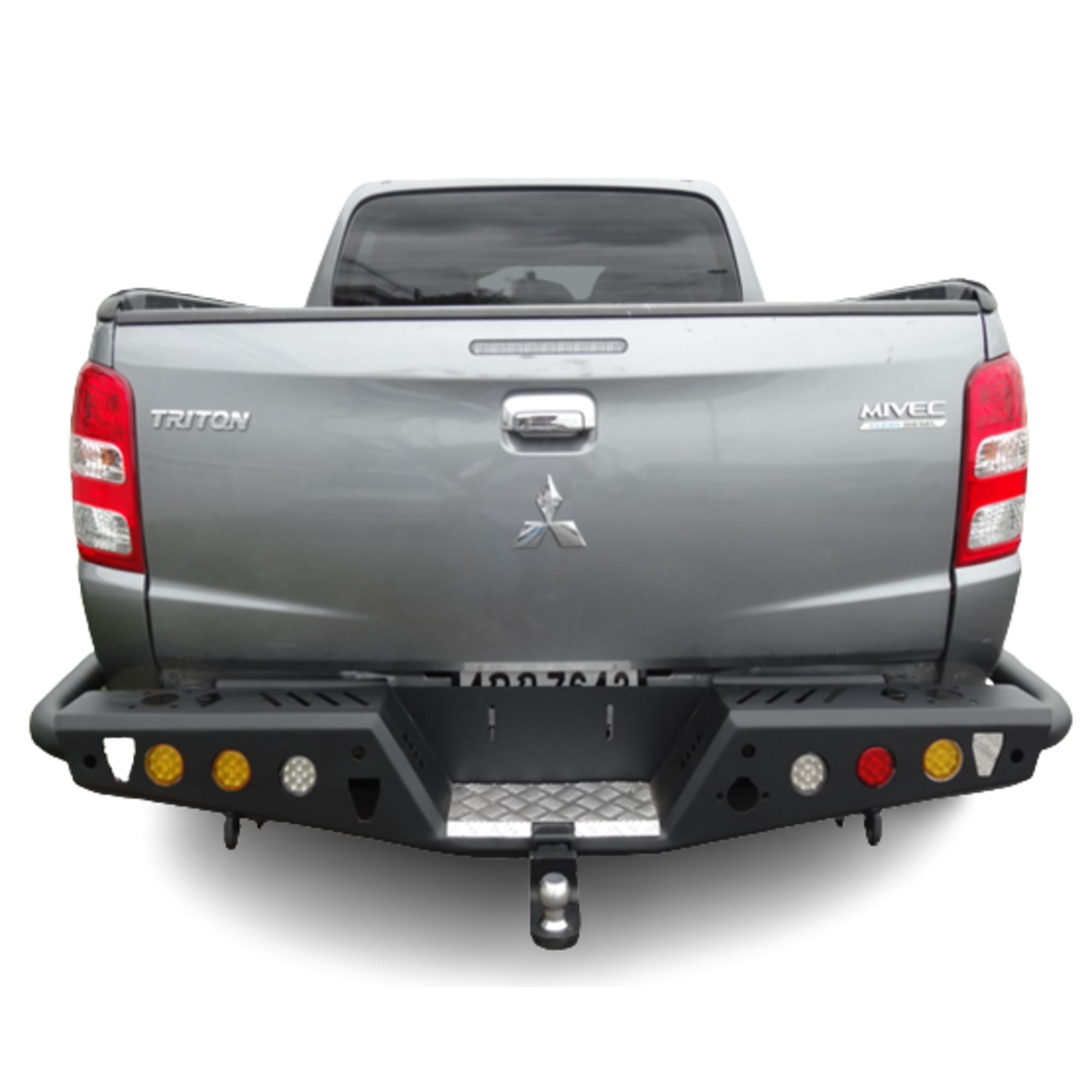 Rear Bar / Tow Bar suitable for Mitsubishi Triton MQ Model (2015-2019) - RUNOUT STOCK