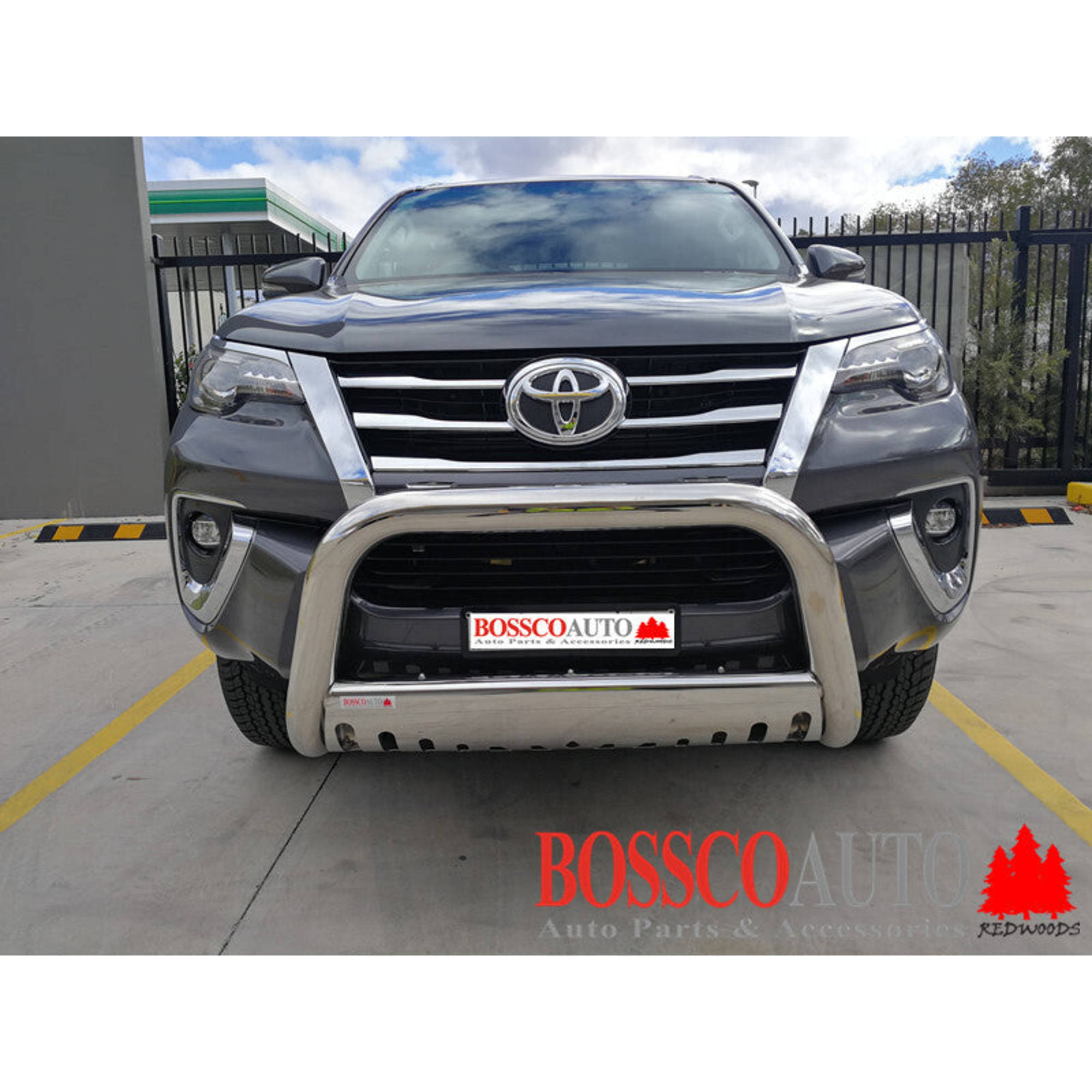 Nudge Bar with Skid Plate suitable for Toyota Fortuner 2015-2024