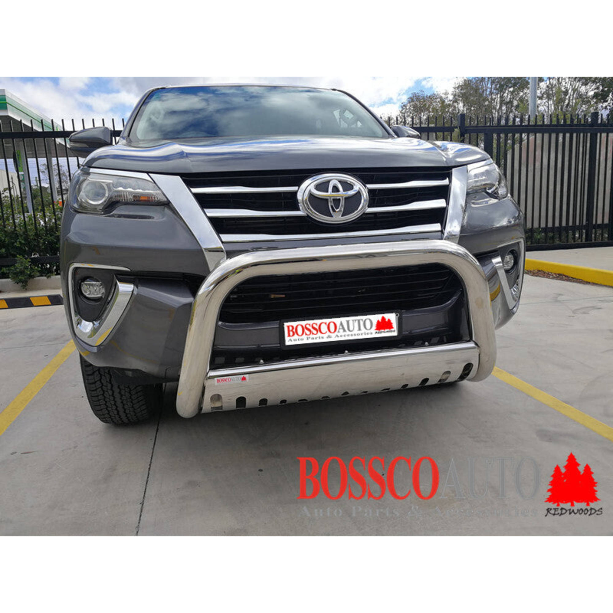 Nudge Bar with Skid Plate suitable for Toyota Fortuner 2015-2024