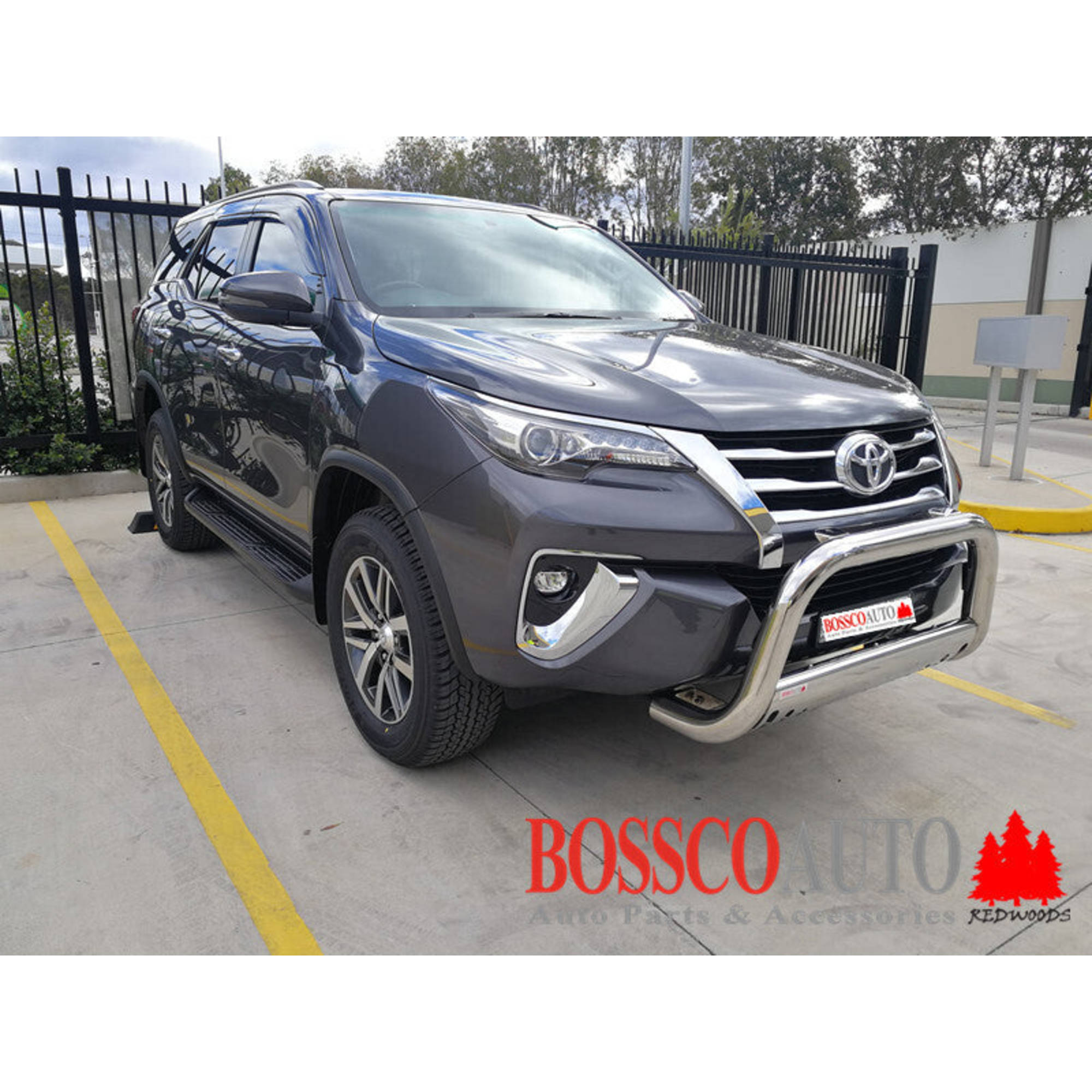 Nudge Bar with Skid Plate suitable for Toyota Fortuner 2015-2024