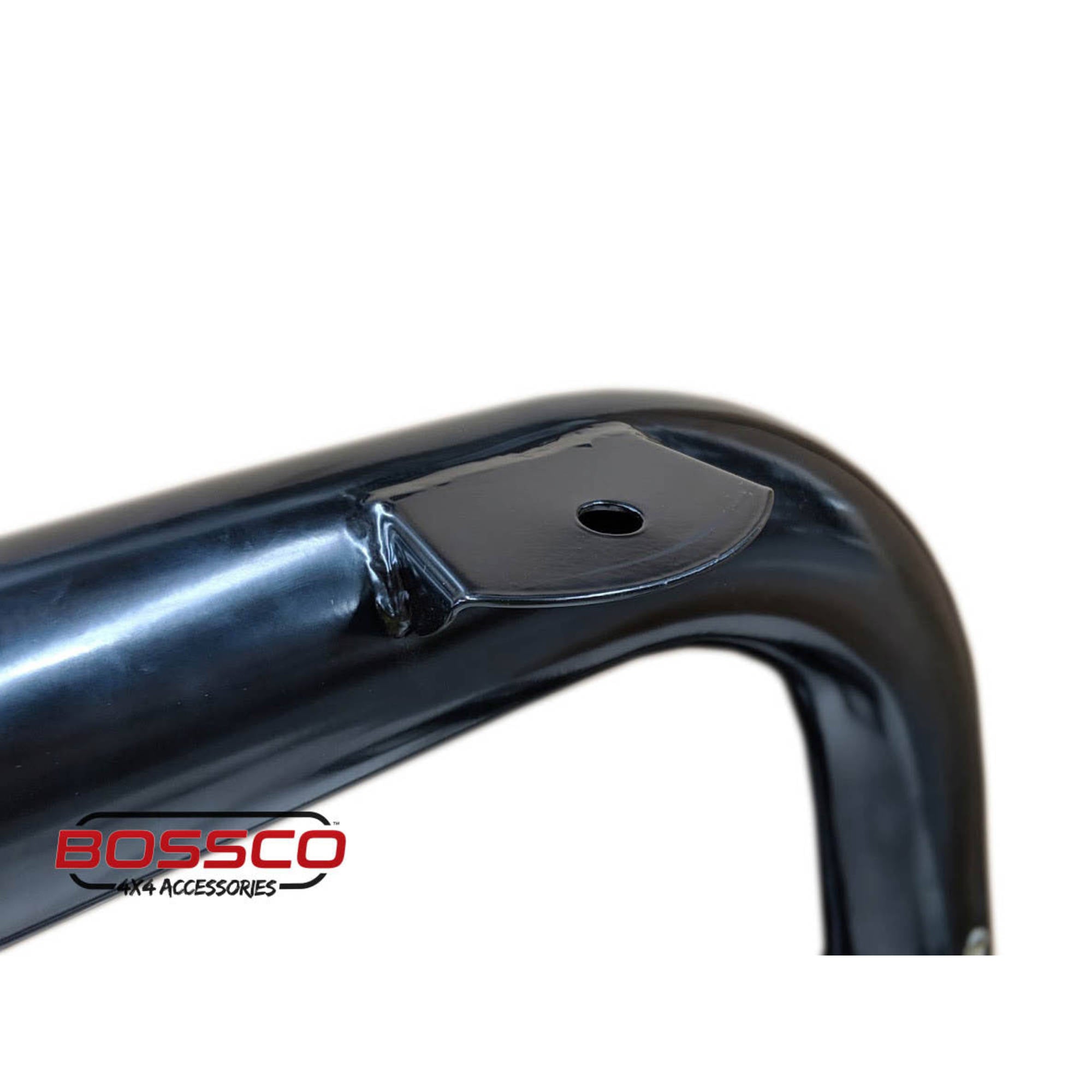 Black Low Nudge bar suitable for Nissan Navara D40 2005-2014