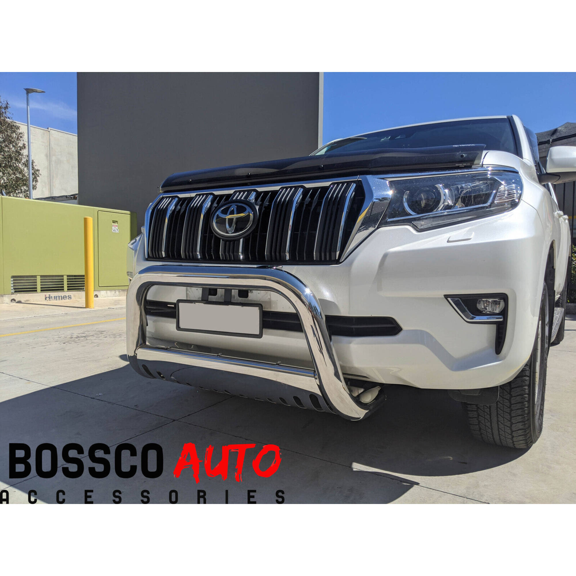 Stainless Steel Nudge Bar suitable for Toyota Prado 150s 2010-2023