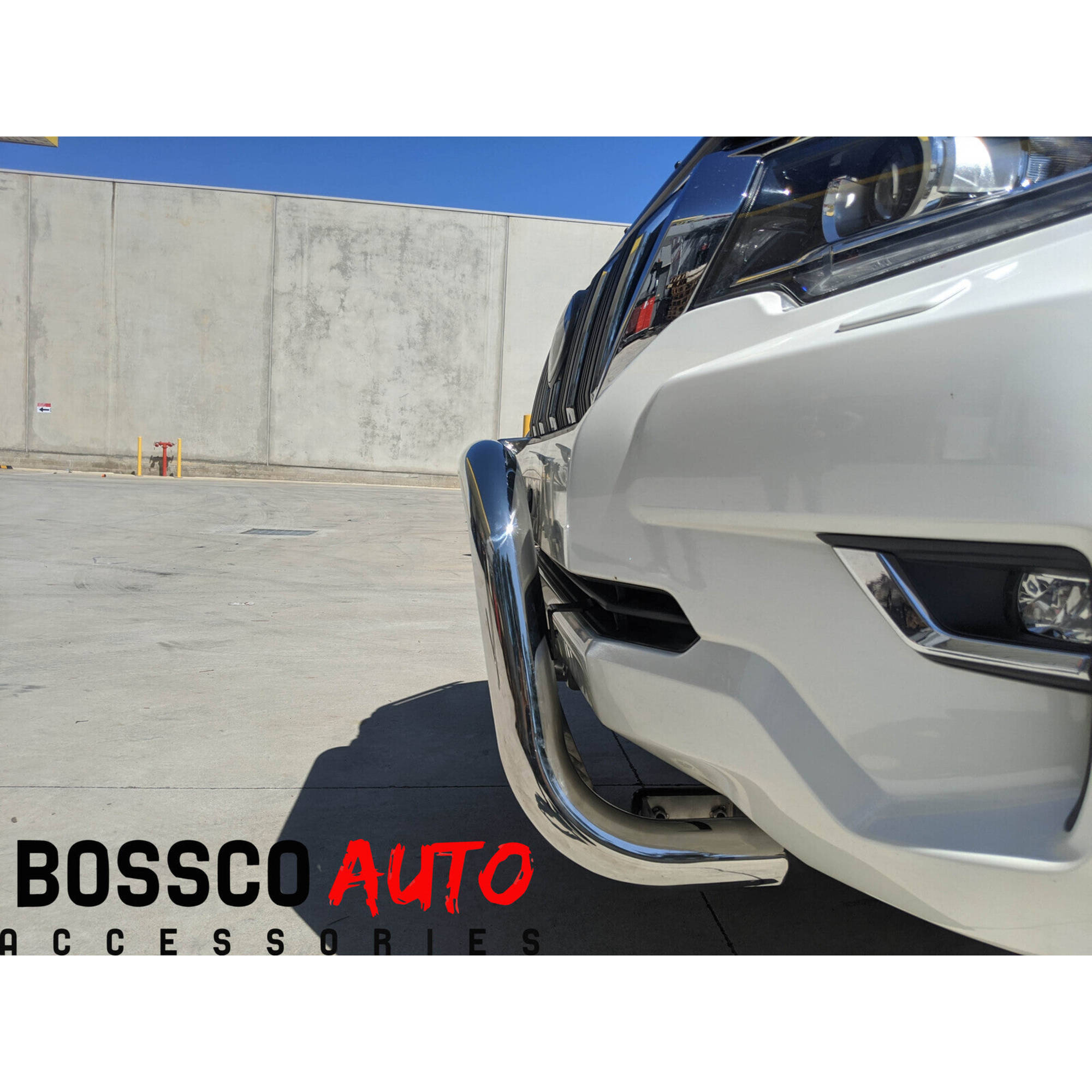 Stainless Steel Nudge Bar suitable for Toyota Prado 150s 2010-2023