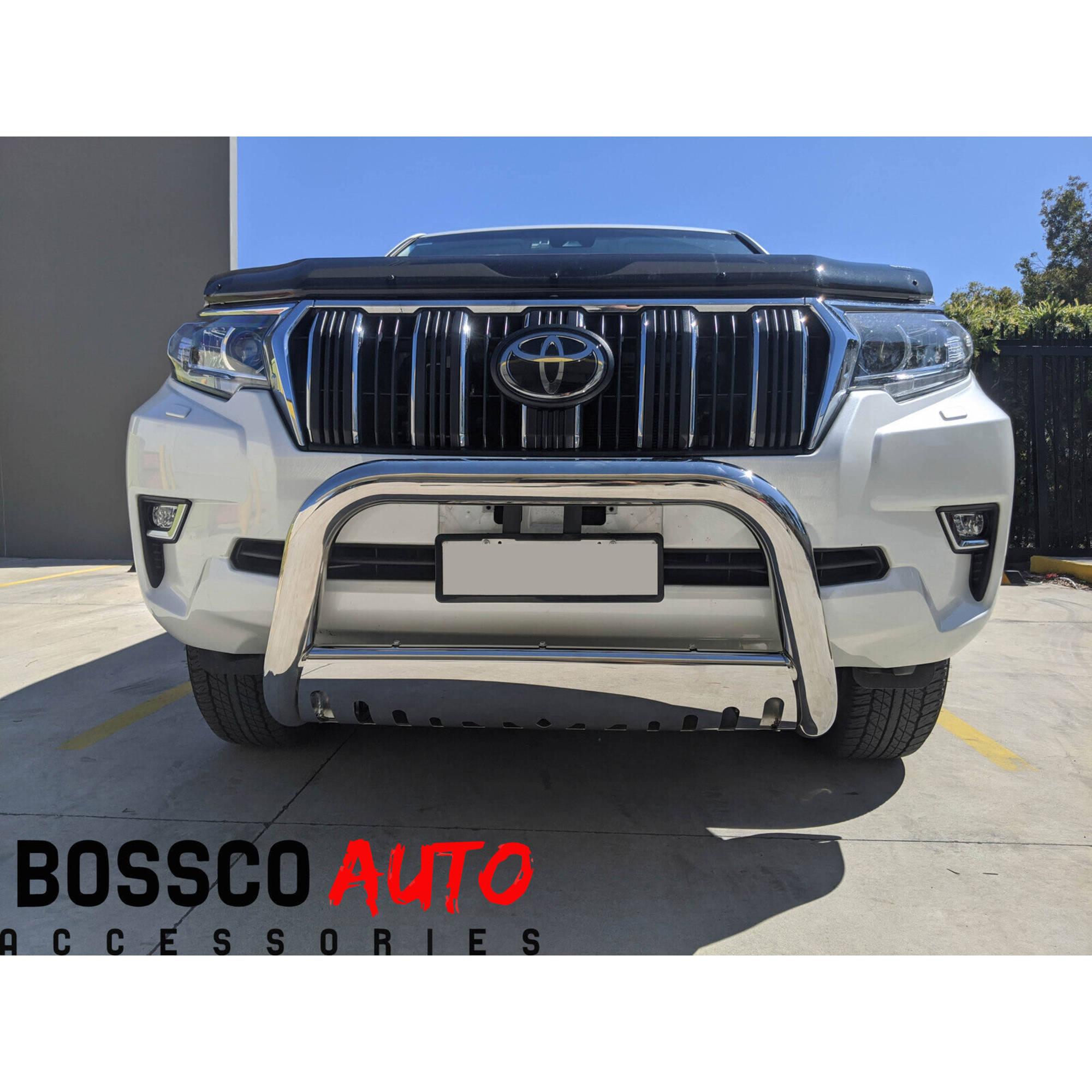 Stainless Steel Nudge Bar suitable for Toyota Prado 150s 2010-2023