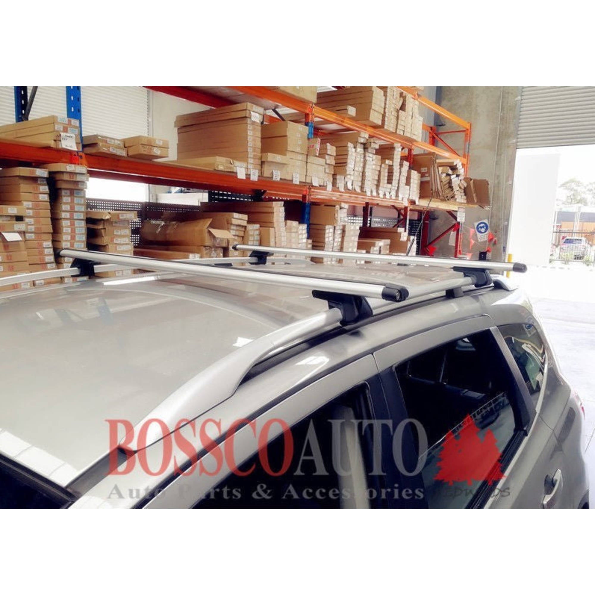 Silver Roof Racks suitable for Mercedes-Benz C Class Wagon