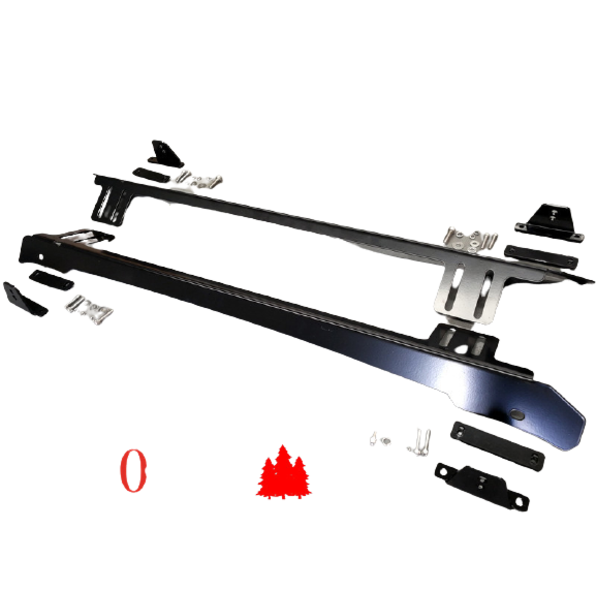 Rail Style Roof Basket Bracket Suitable for Utes