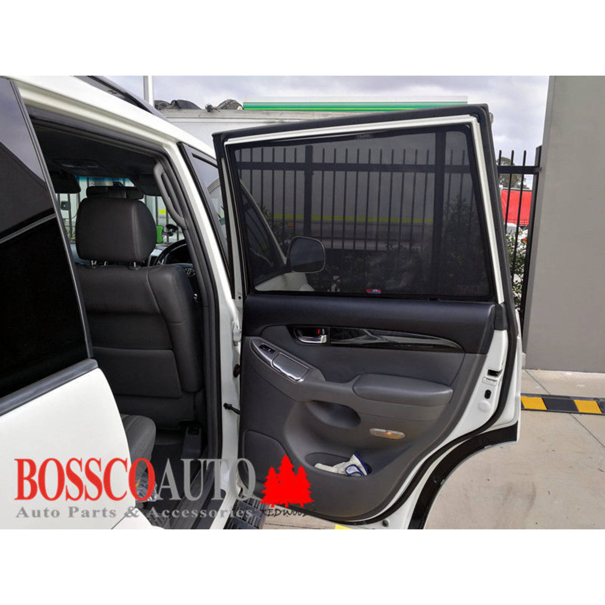 Magnetic Sun Shades suitable for TOYOTA PRADO 120 Series 2003-2009