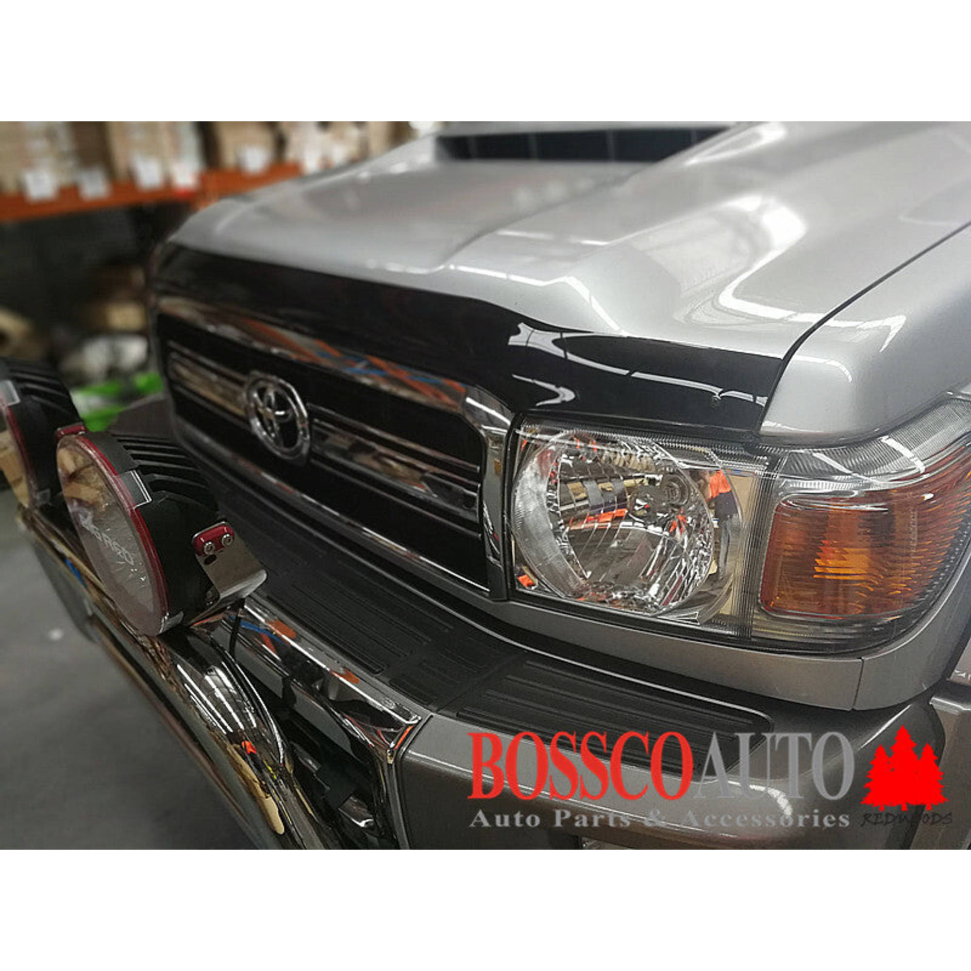 Bonnet Protector suitable for Toyota Landcruiser 70, 76, 78, 79 Series 2007-2016