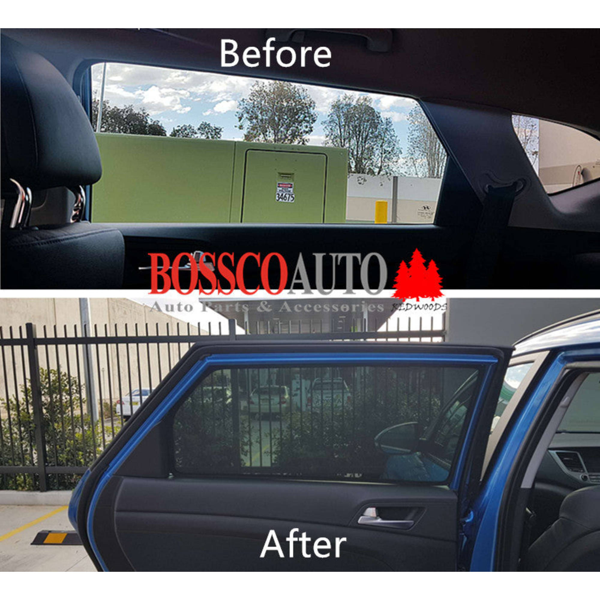 Magnetic Sun Shades suitable for Hyundai Tucson 2015-2019