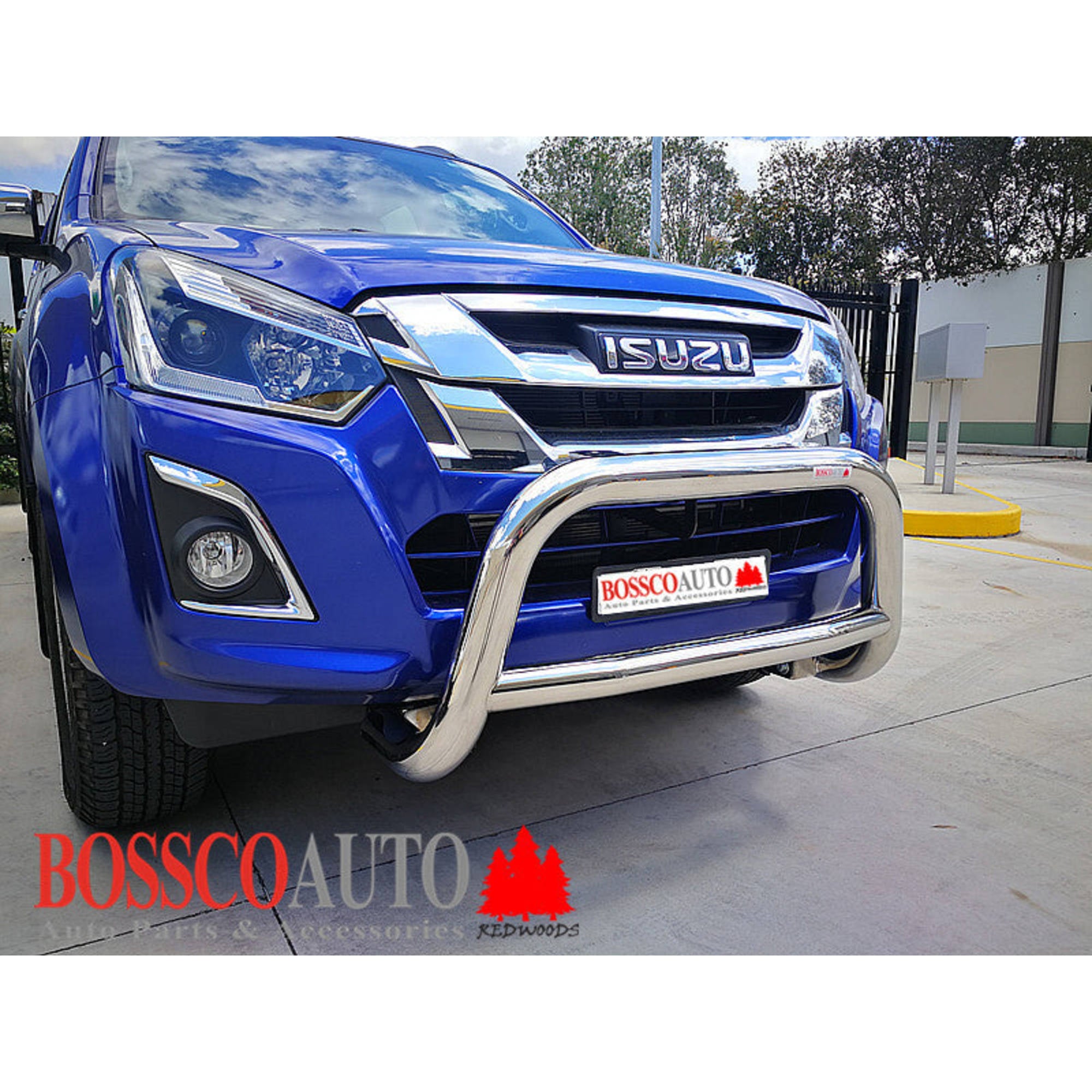 Chrome Low Nudge Bar suitable for Isuzu D-MAX / MU-X 2012-2020