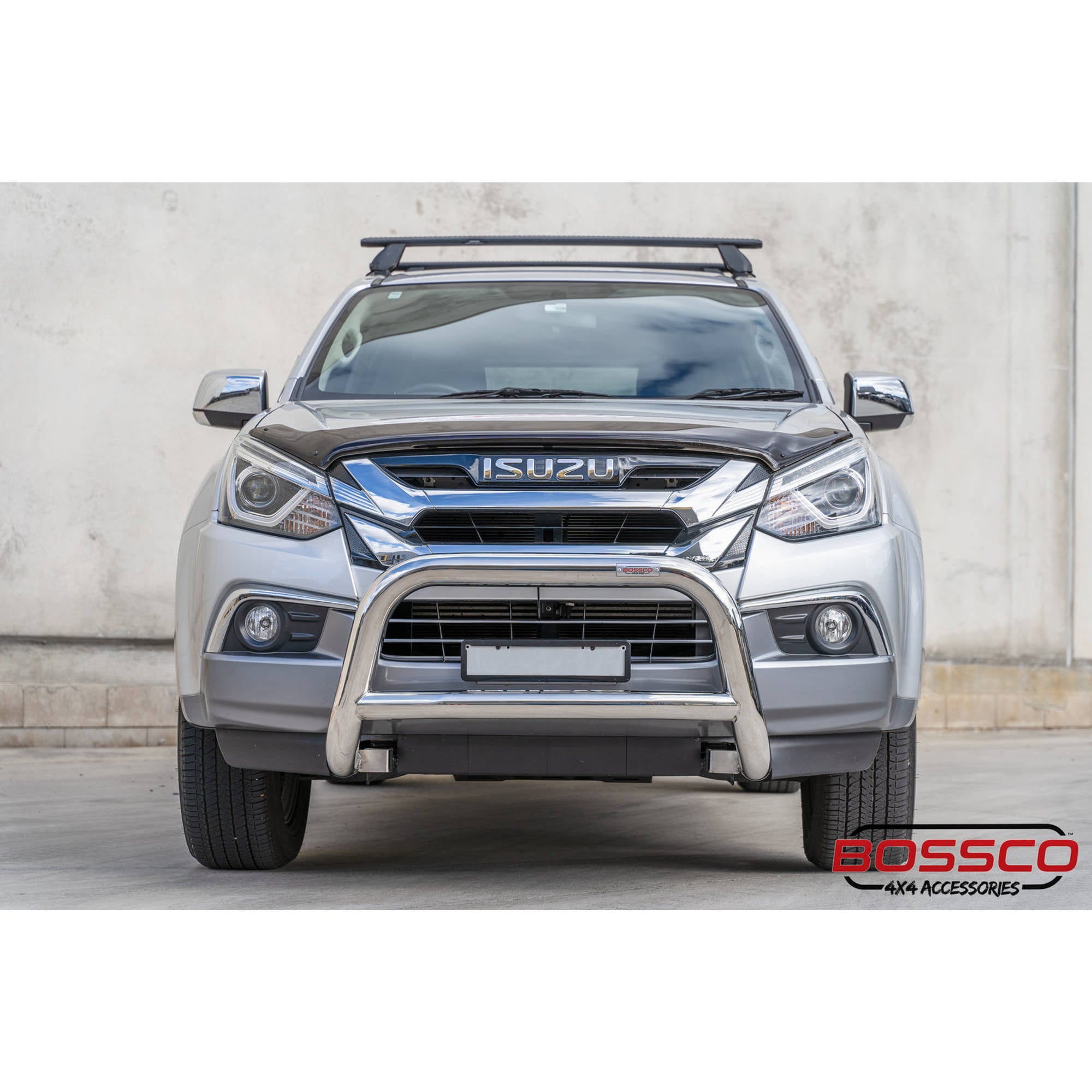 Chrome Low Nudge Bar suitable for Isuzu D-MAX / MU-X 2012-2020