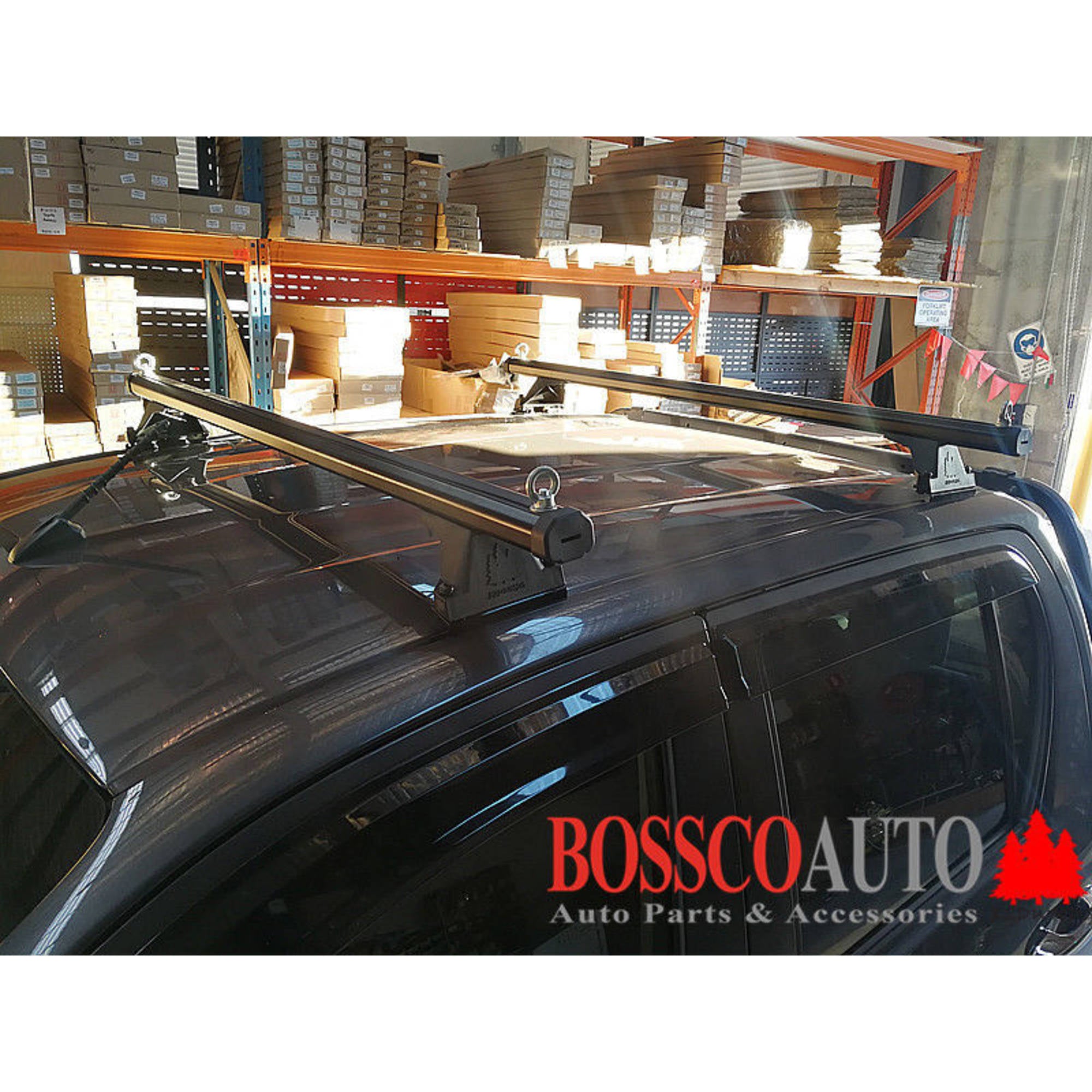 Black Heavy Duty Roof Racks Suitable for Toyota Hilux 2005-2024