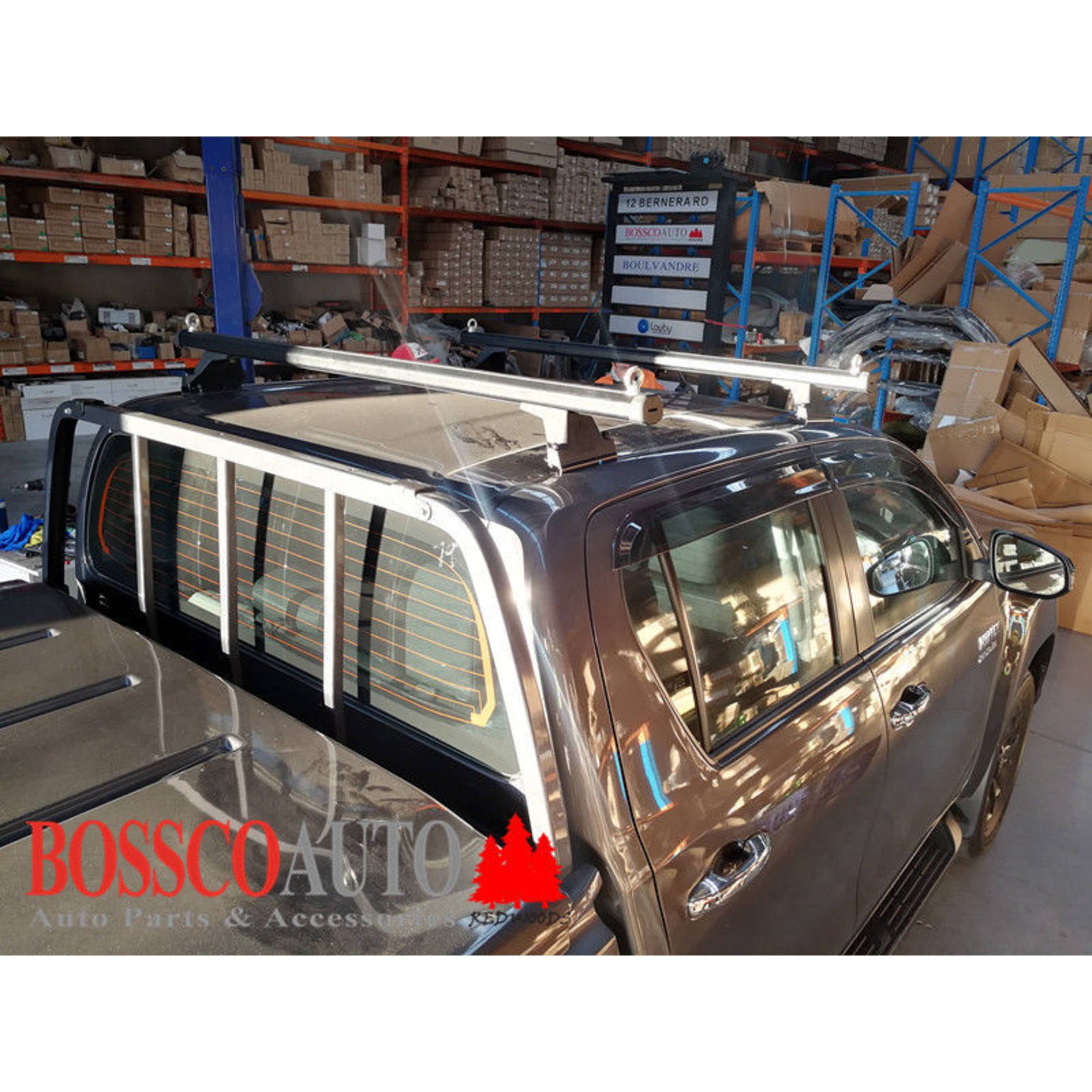 Black Heavy Duty Roof Racks Suitable for Toyota Hilux 2005-2024