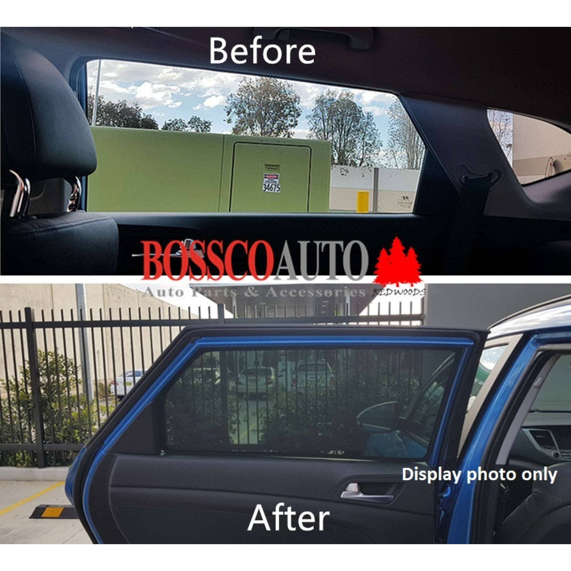 Magnetic Window Sun Shades suitable for Hyundai Tucson JM Series 2004-2009 - Runout Sale