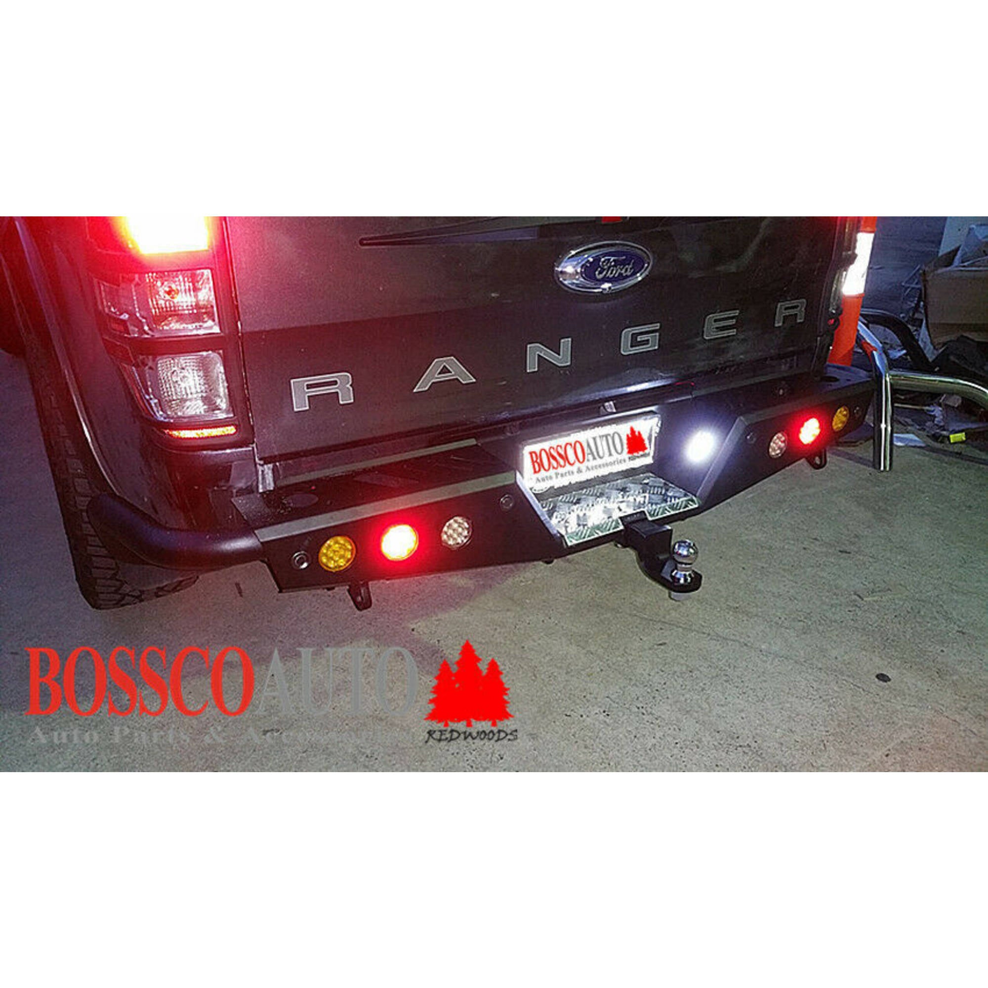 EFS S1 Rear Step Tow Bar Bumper Suitable For Ford Ranger PX | PX MKII | PX MKIII 2012-2022