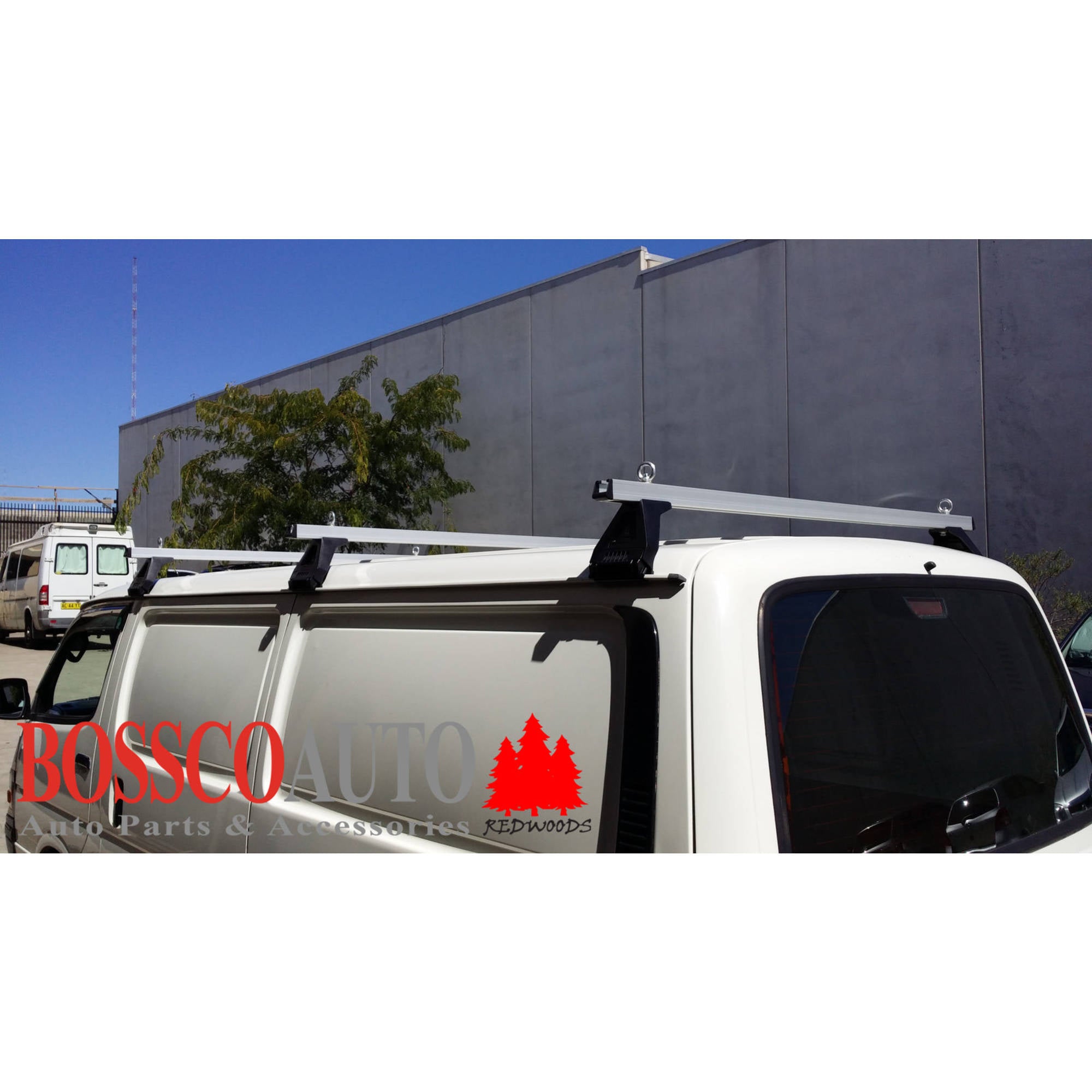Heavy Duty Silver ROOF RACKS suitable for Toyota Hiace LWB 1983-2019 (Set of 3)