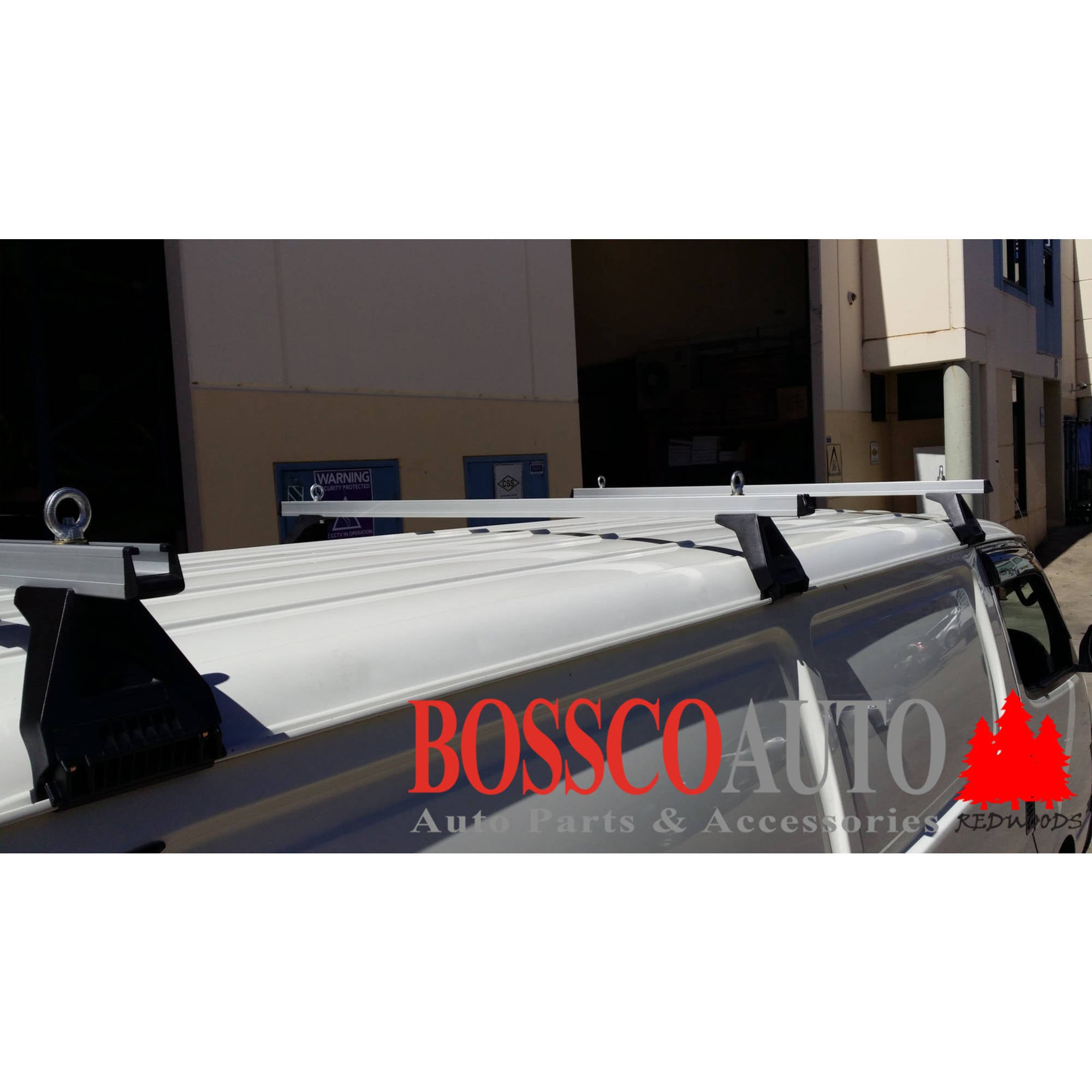 Heavy Duty Silver ROOF RACKS suitable for Toyota Hiace LWB 1983-2019 (Set of 3)