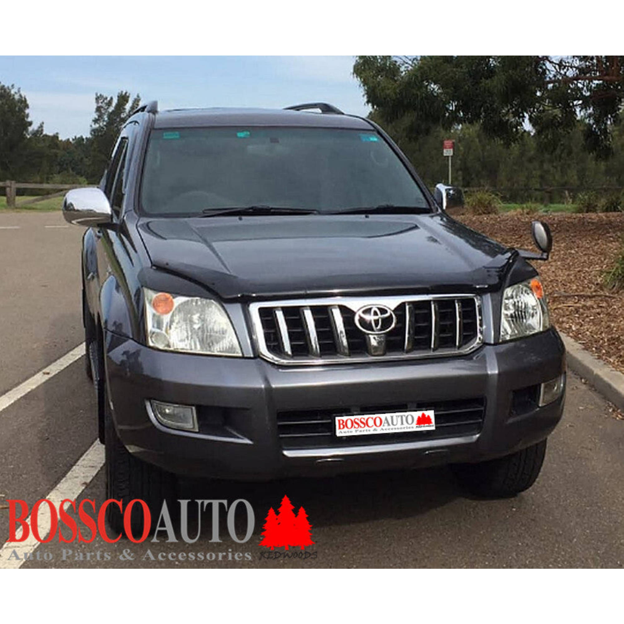 Tinted Bonnet Protector Suitable For Toyota Prado 120s 2002-2009