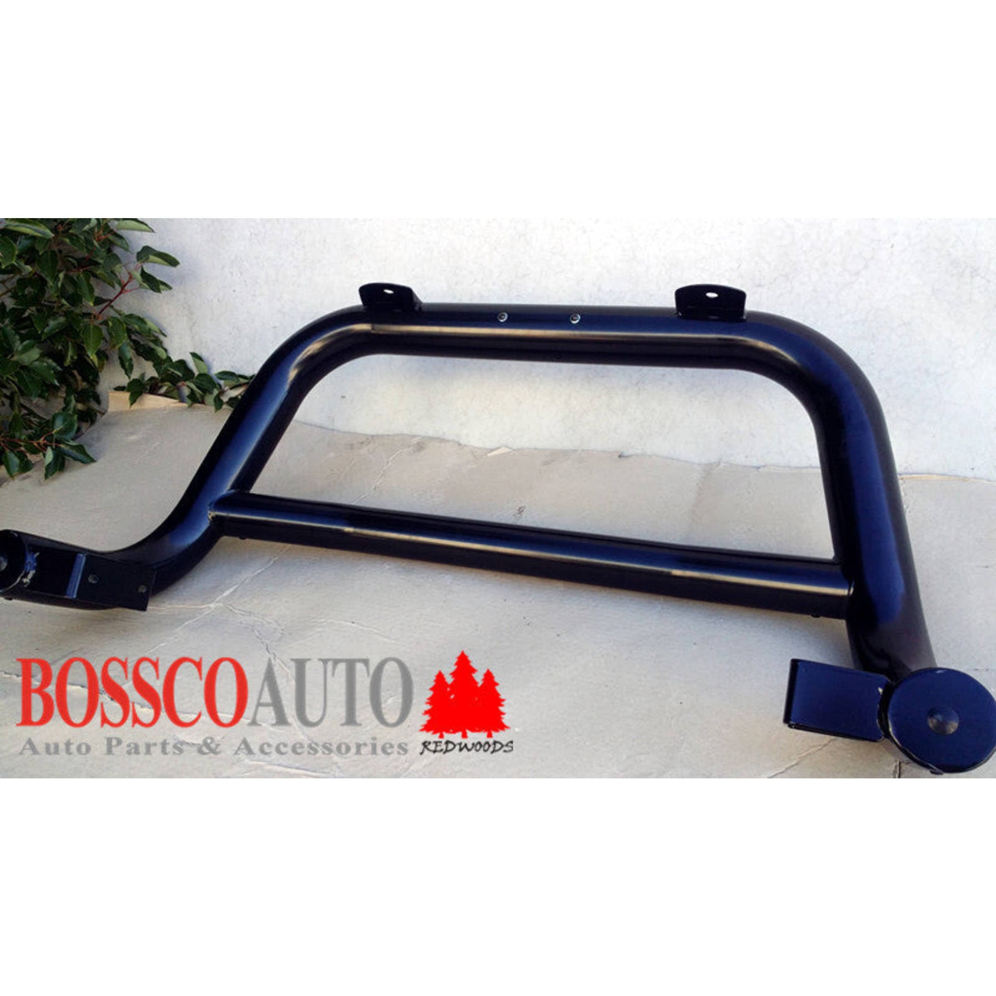 Black Steel Nudge Bar suitable for Toyota Landcruiser 200 Series 2008-2021