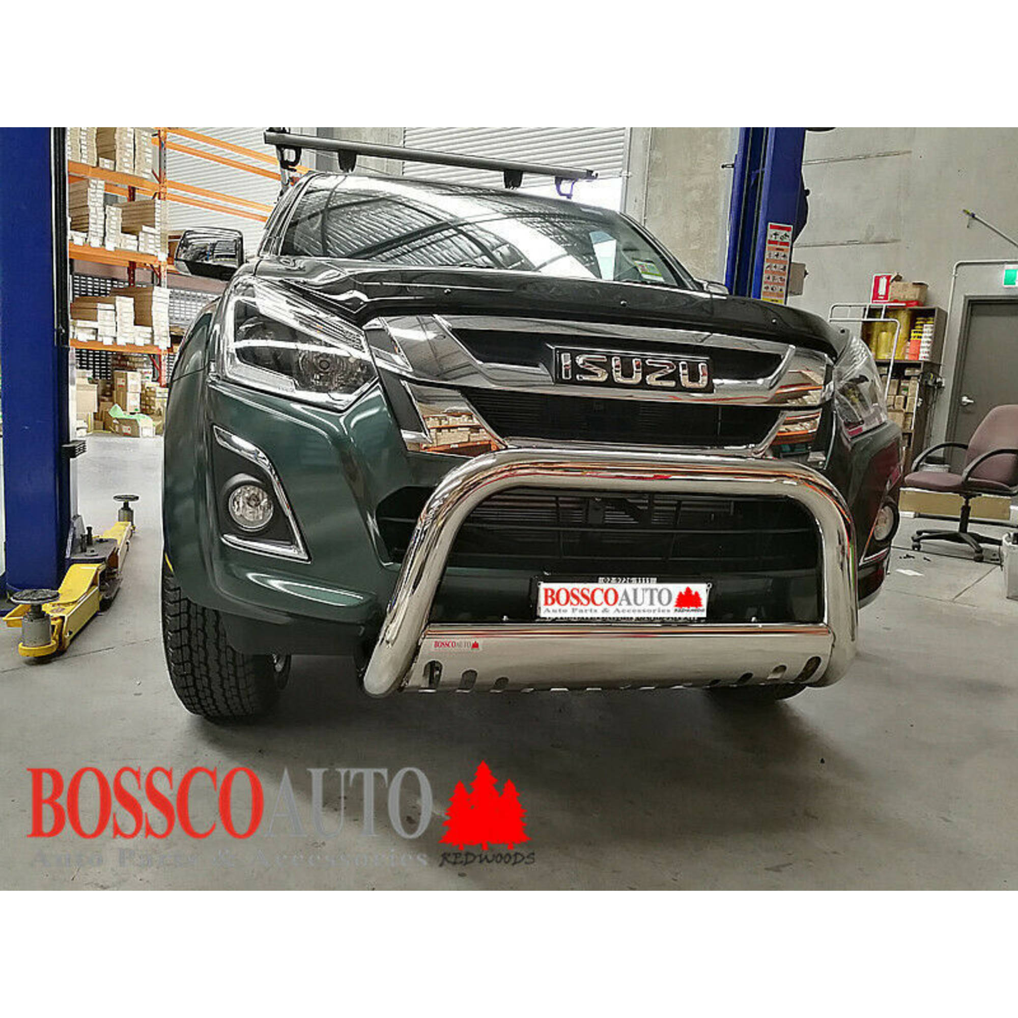 Nudge Bar with Skid Plate suitable for Isuzu D-MAX 2012-2019